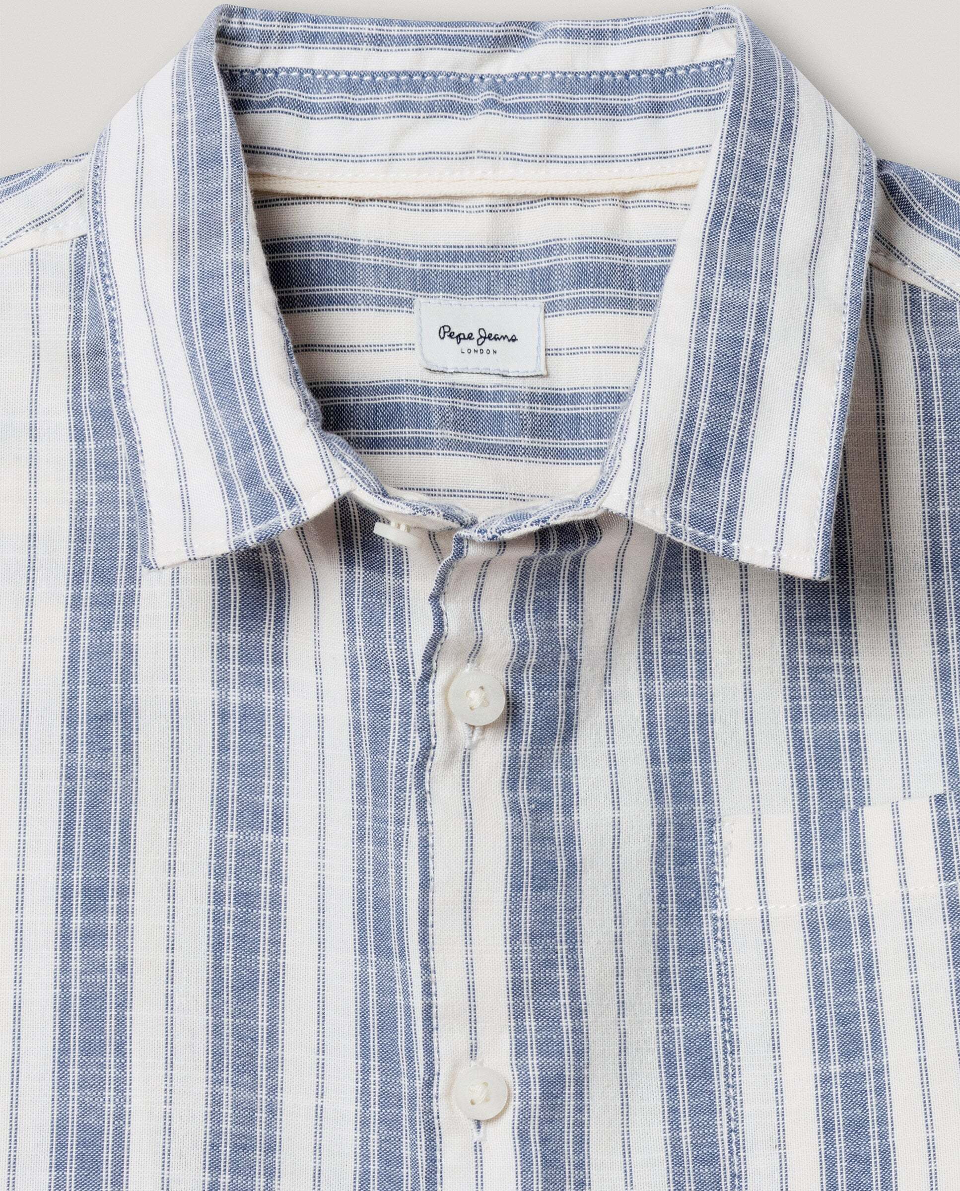 Camisa de manga corta, a rayas, Dylan de niño - Pepe Jeans - Multicolor Multicolor-3