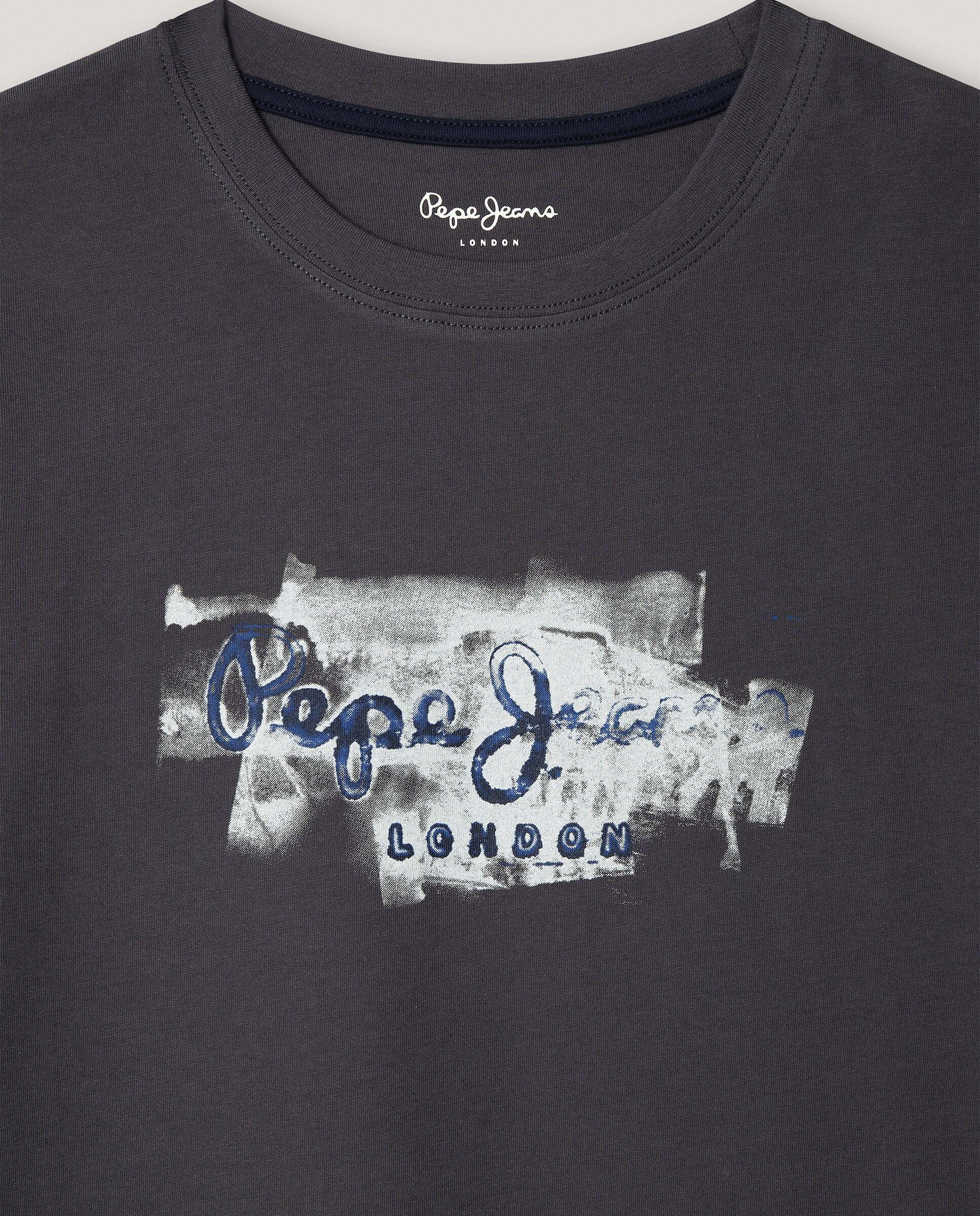 Camiseta Joshua de niño - Pepe Jeans - Gris Gris-2