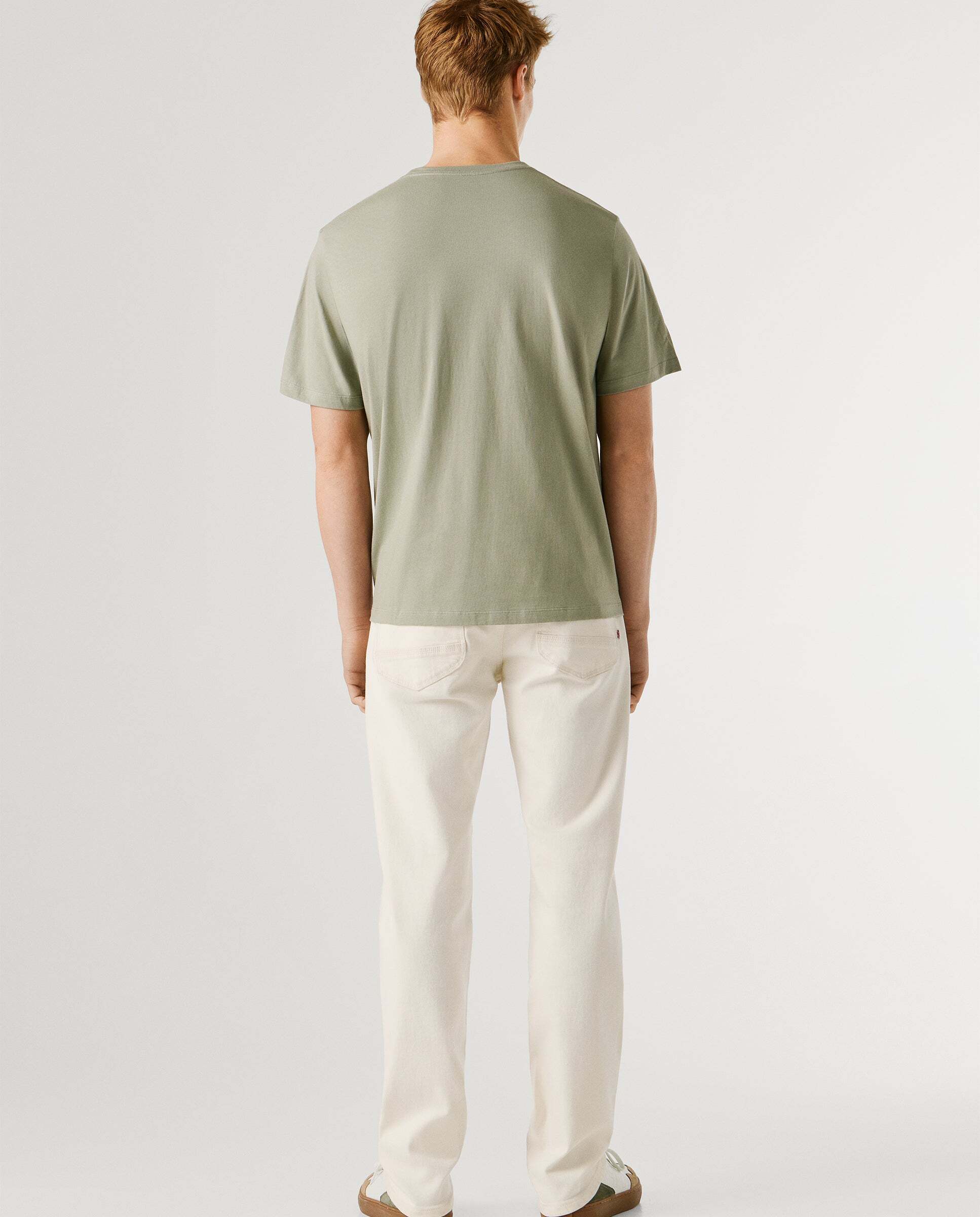 Camiseta de hombre logo estampado fit regular - Pepe Jeans - Verde Verde-3