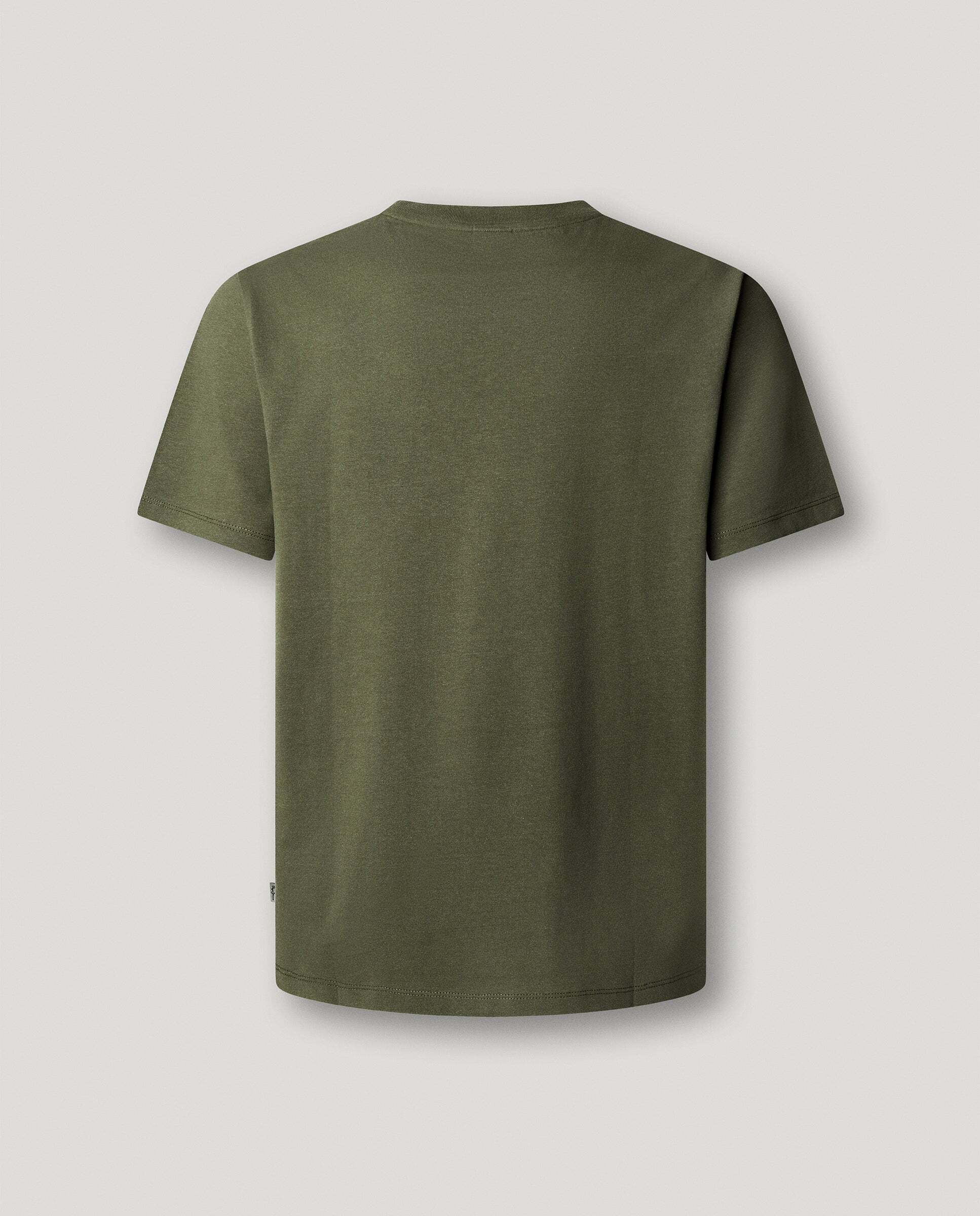Camiseta de hombre logo estampado fit regular - Pepe Jeans - Verde Verde-8