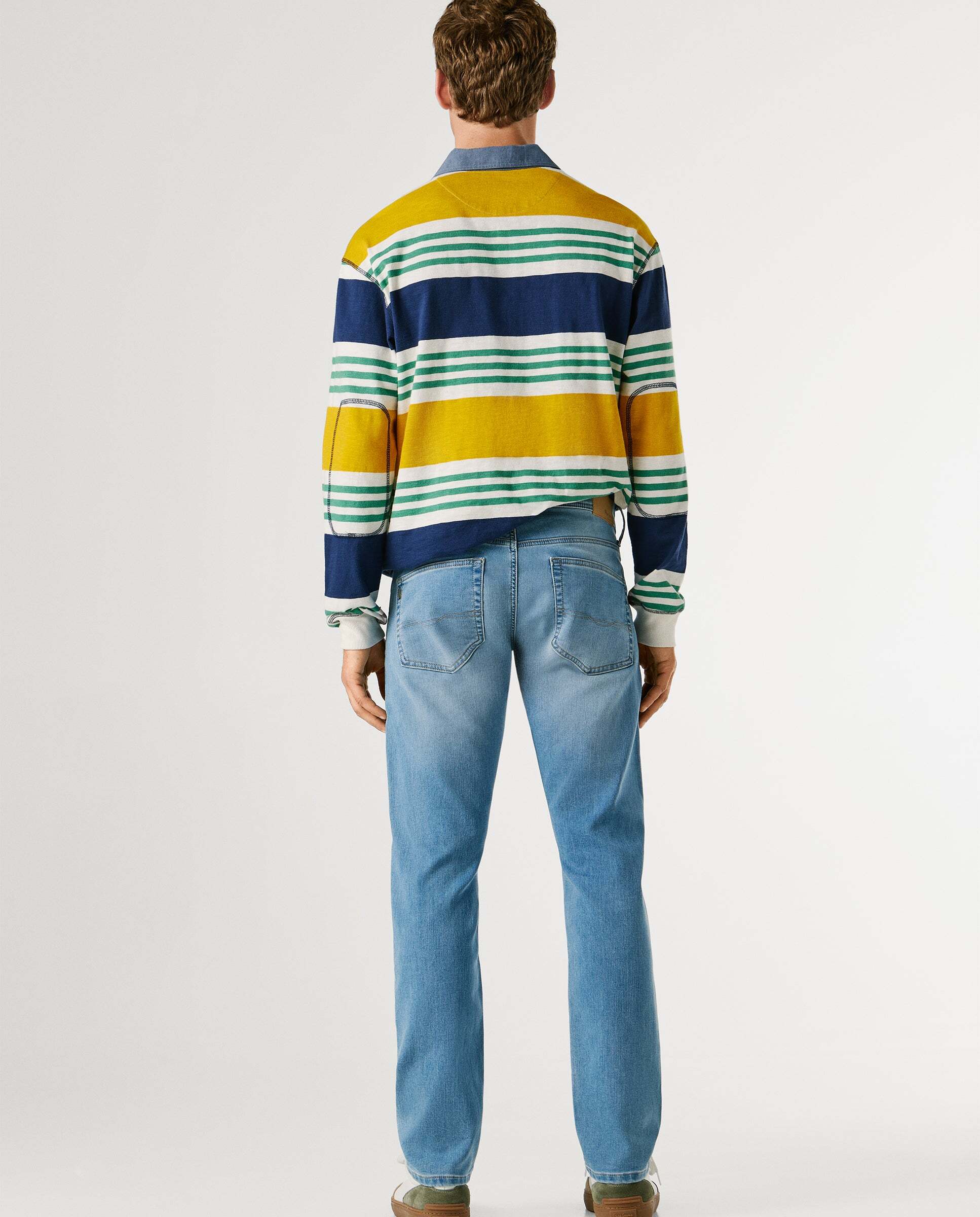 Track- jeans fit slim y tiro regular - Pepe Jeans - Azul denim Azul denim-3
