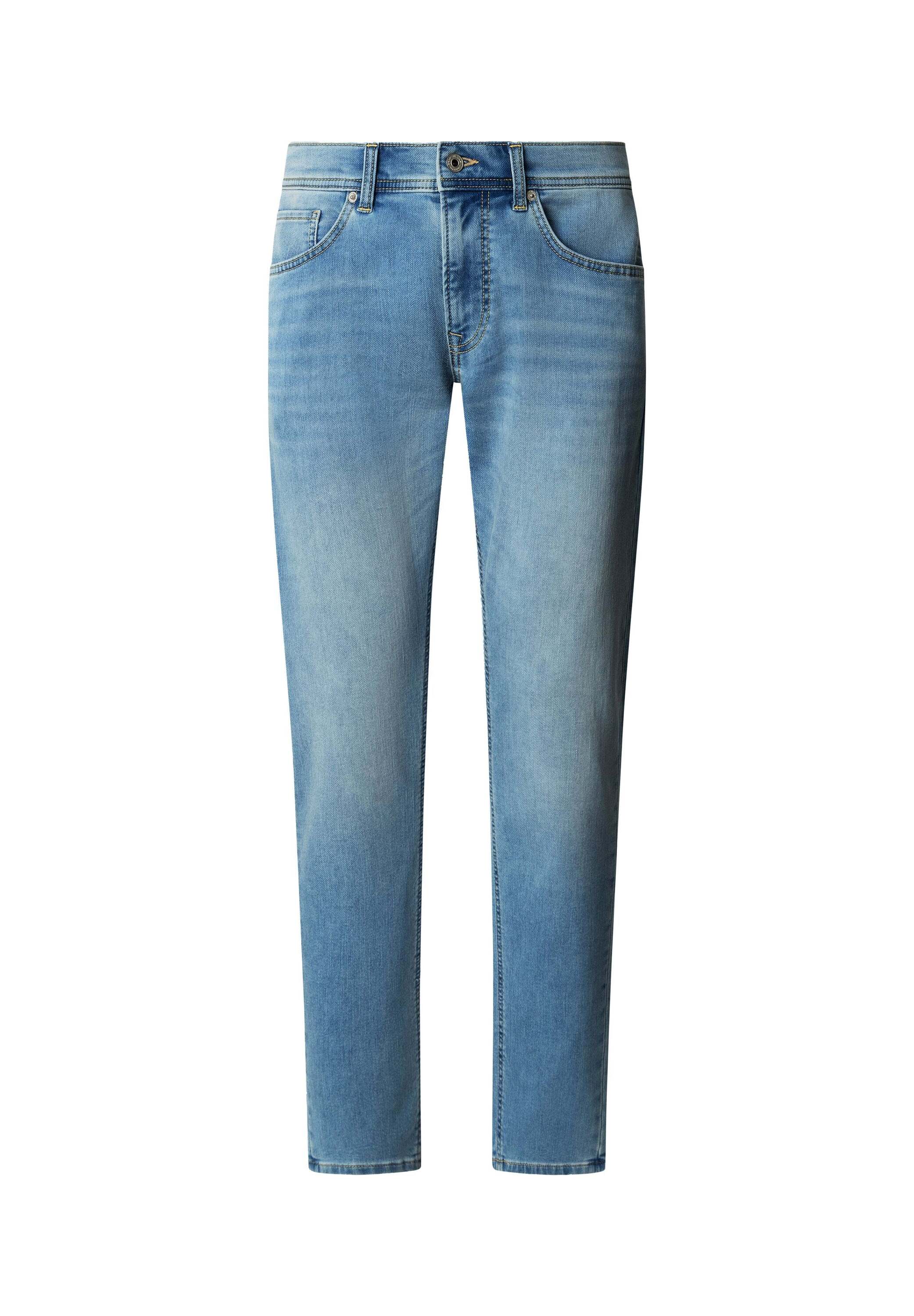 Track- jeans fit slim y tiro regular - Pepe Jeans - Azul Azul-6