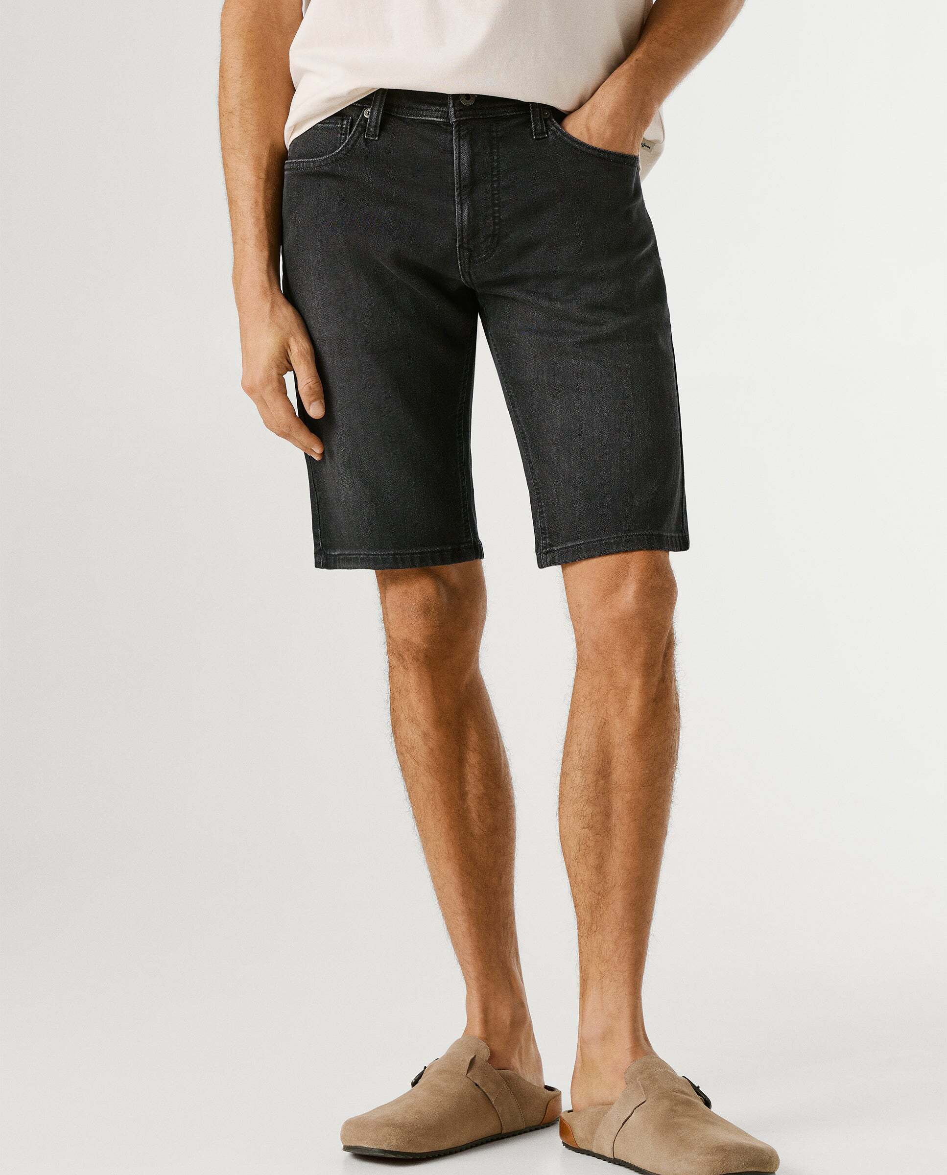 Bermuda vaquera de hombre fit slim - Pepe Jeans - Azul Azul-2