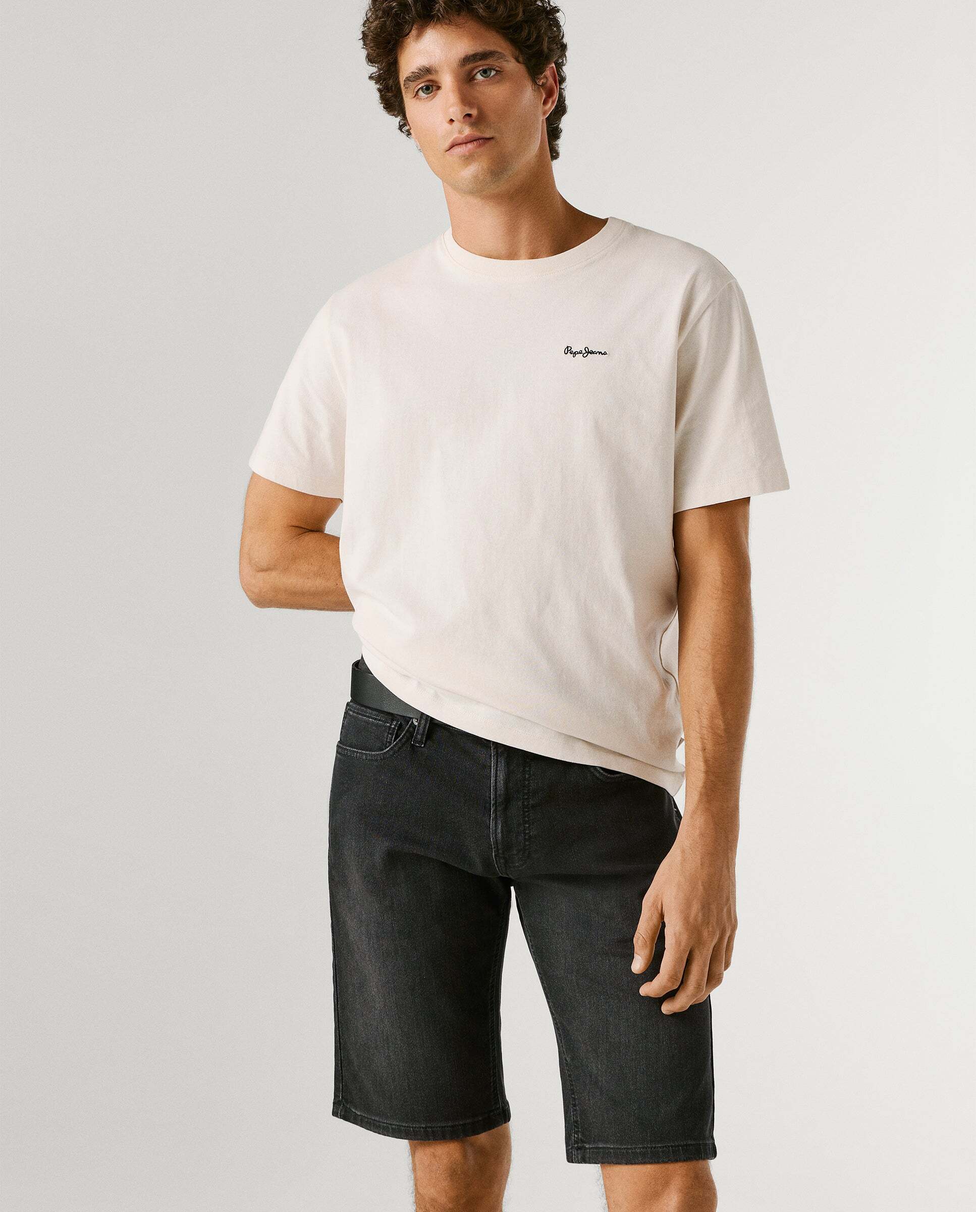 Bermuda vaquera de hombre fit slim - Pepe Jeans - Azul Azul-3