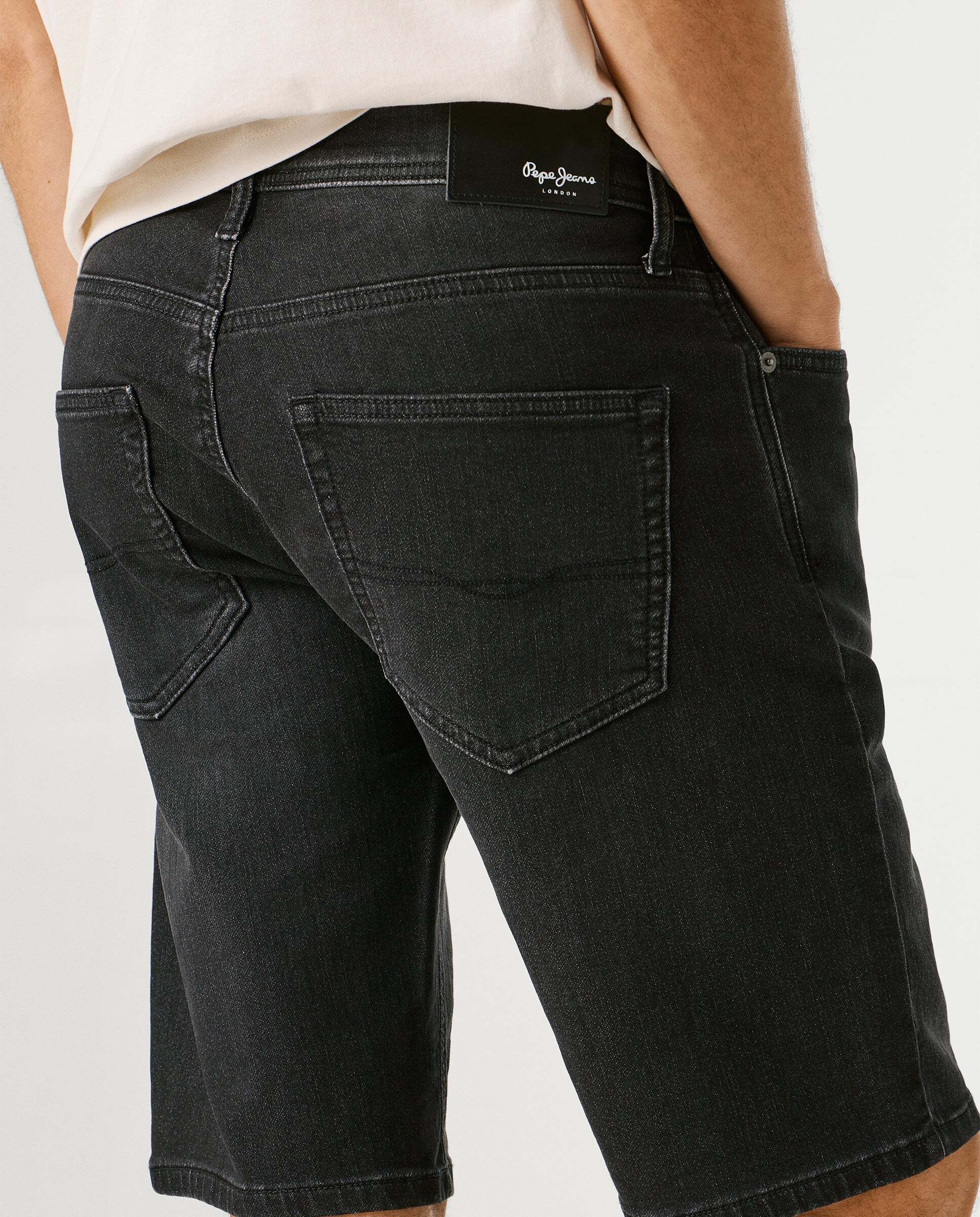 Bermuda vaquera de hombre fit slim - Pepe Jeans - Azul Azul-6