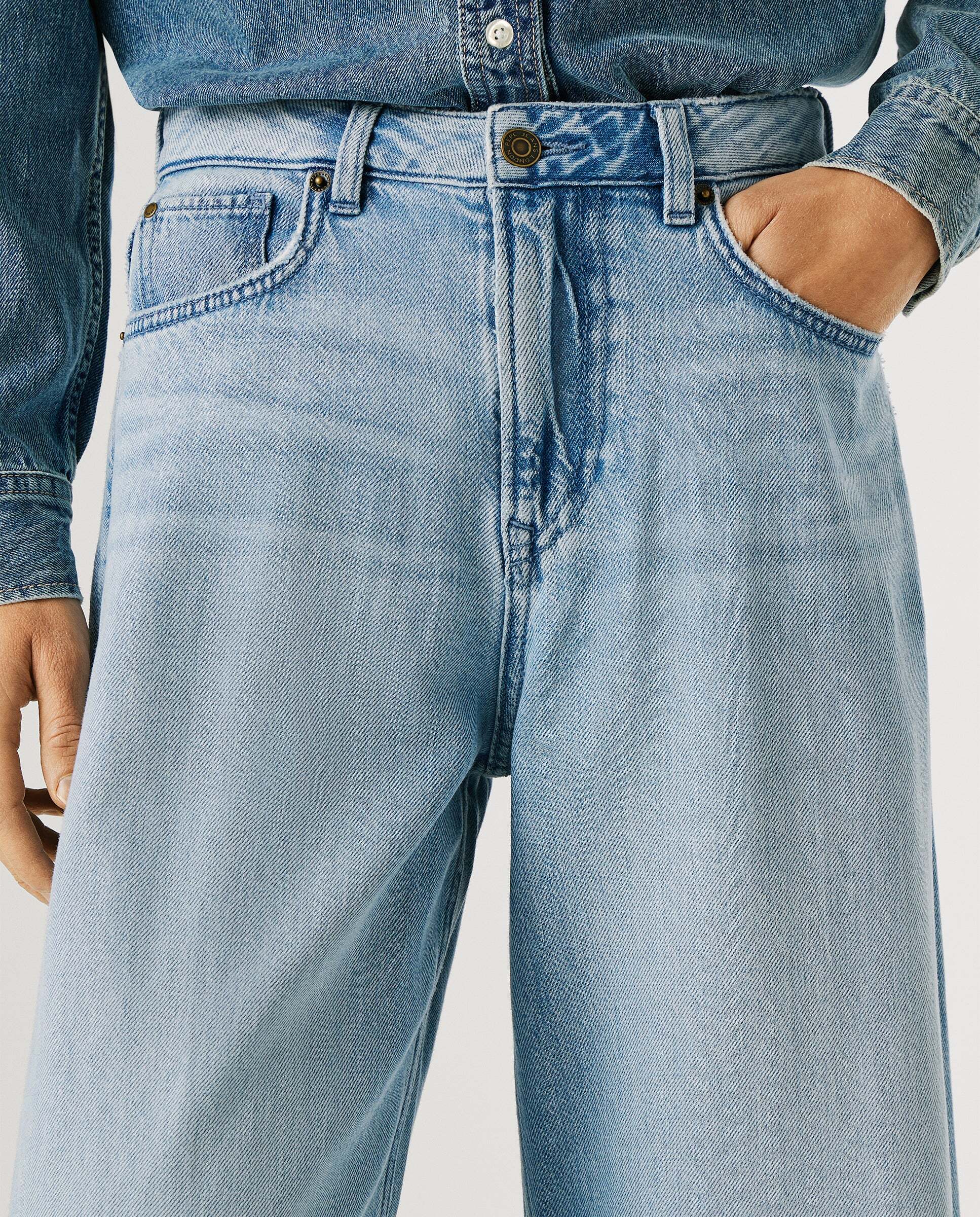 Jaimy - Pepe Jeans - jeans fit wide y tiro alto - Gris Gris-4