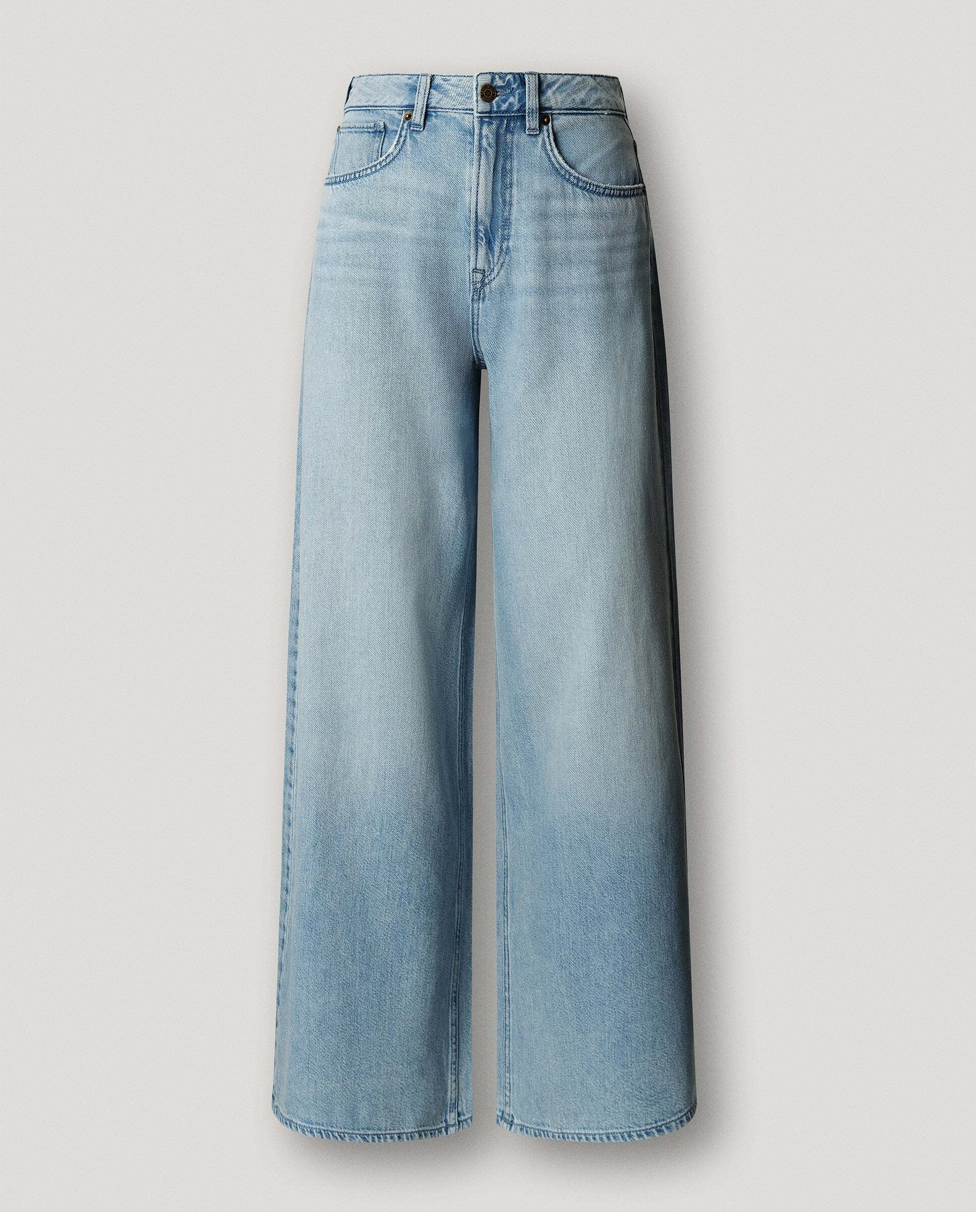 Jaimy - Pepe Jeans - jeans fit wide y tiro alto - Gris Gris-9