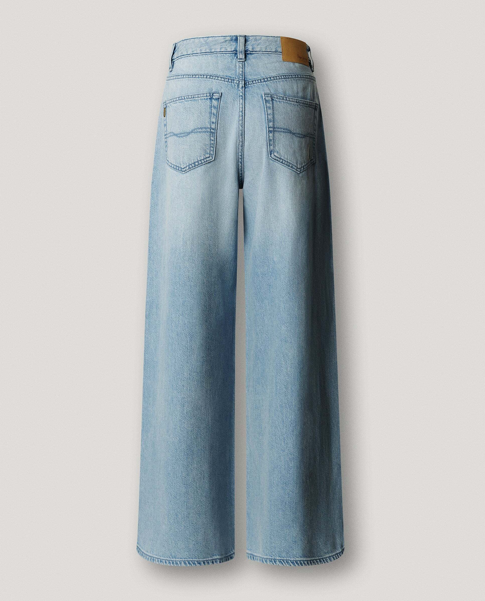 Jaimy - Pepe Jeans - jeans fit wide y tiro alto - Gris Gris-8