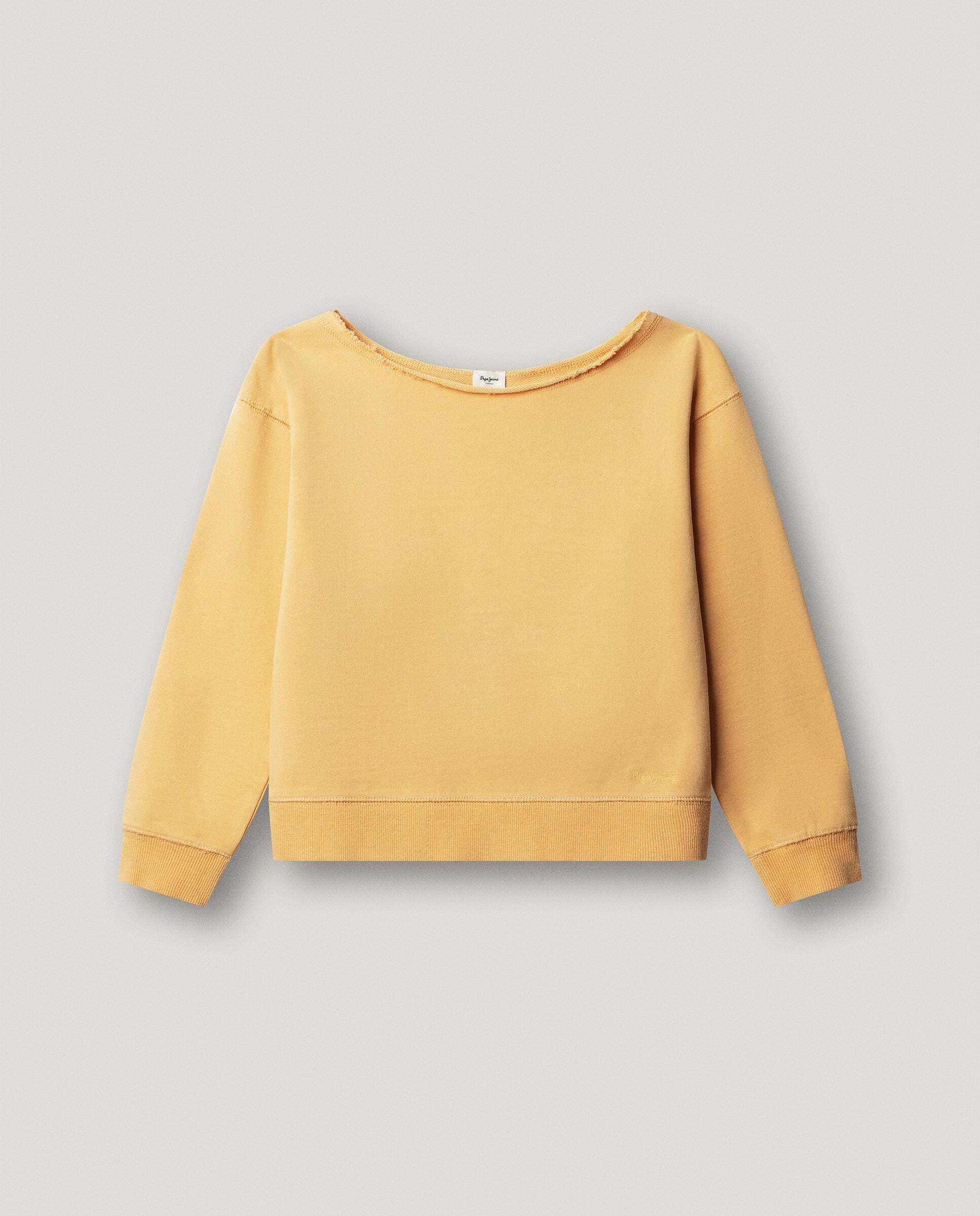Sudadera con cuello abierto Gemma de niña - Pepe Jeans - Naranja Naranja-1