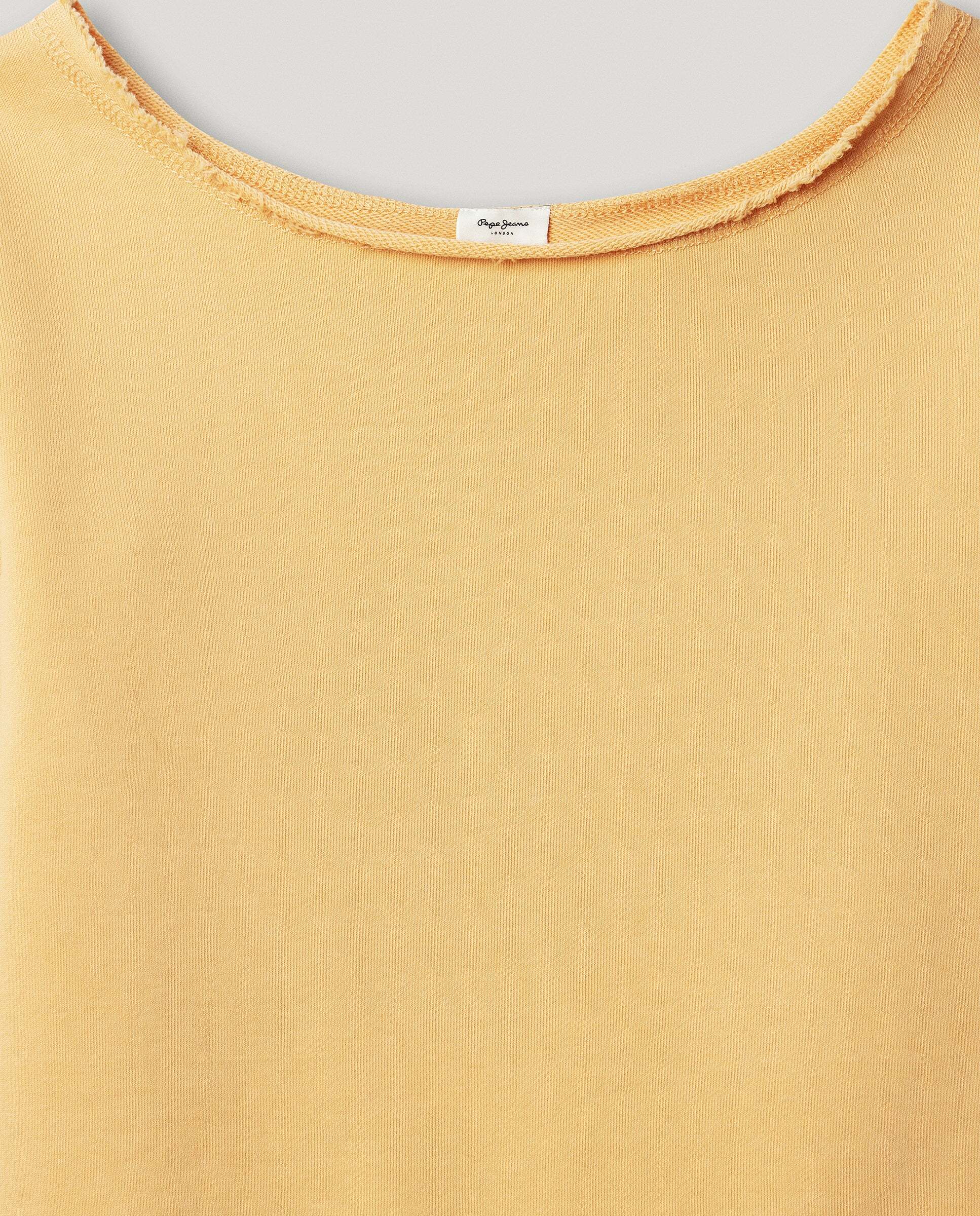 Sudadera con cuello abierto Gemma de niña - Pepe Jeans - Naranja Naranja-2