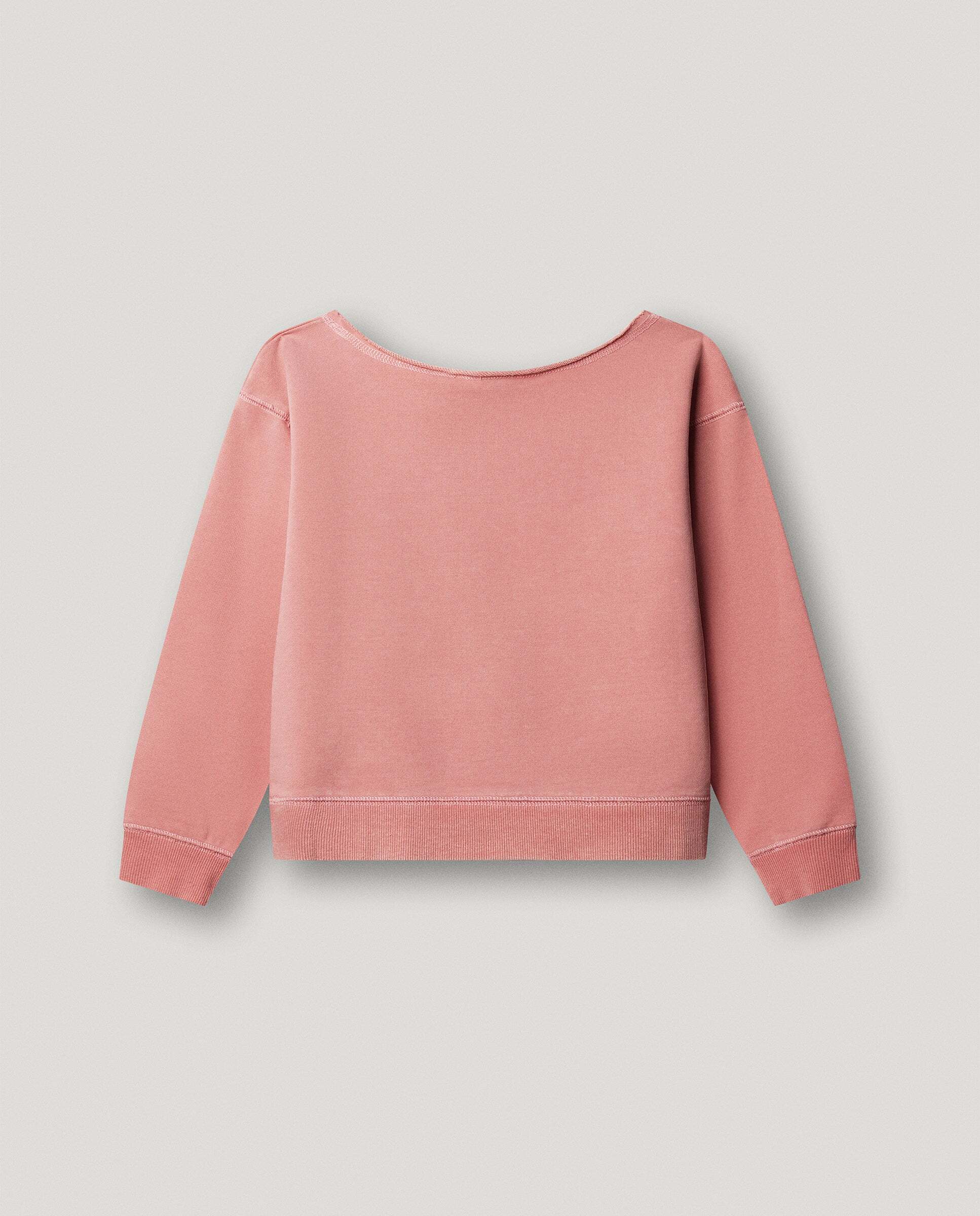 Sudadera con cuello abierto Gemma de niña - Pepe Jeans - Rosa Rosa-3