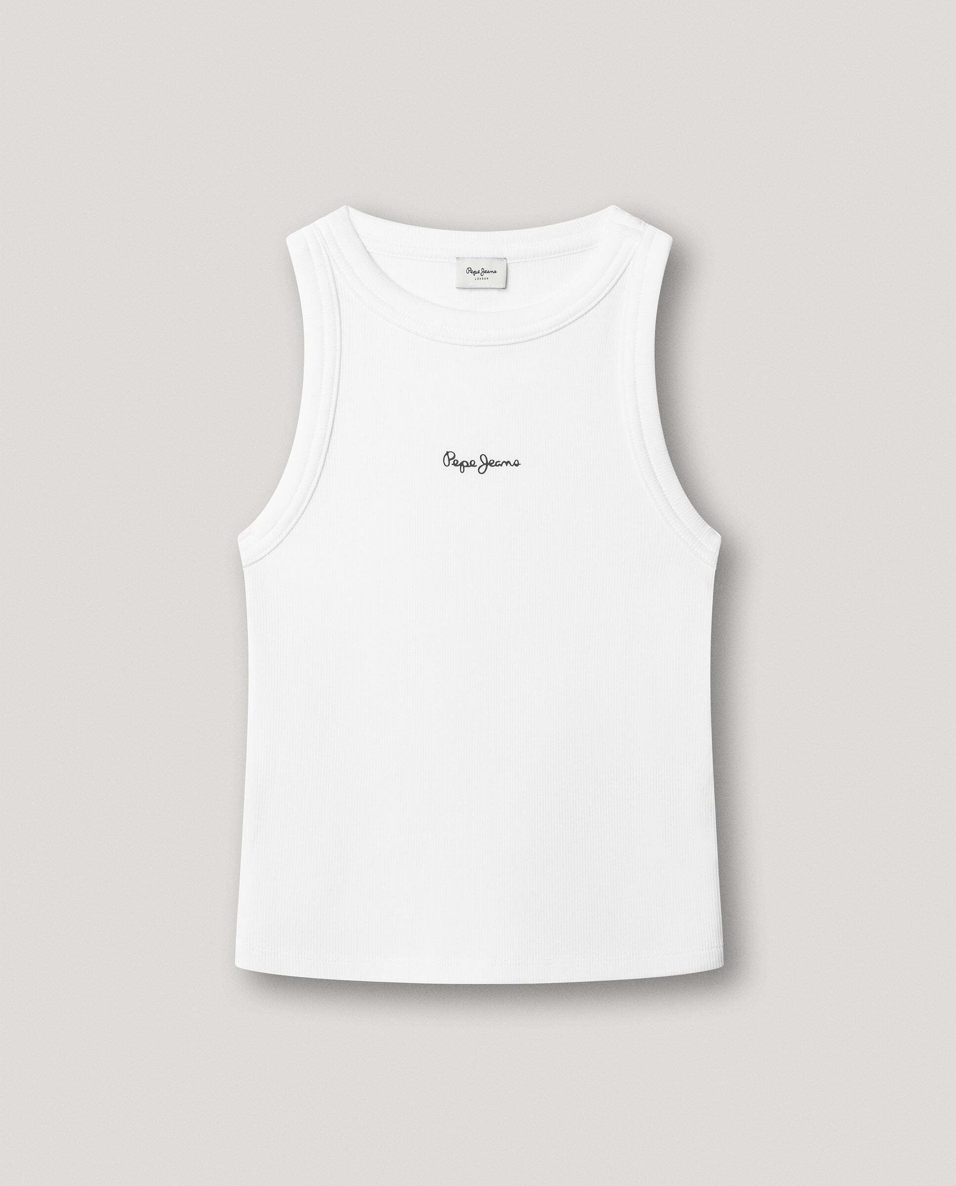 Camiseta de tirantes Giselle de niña - Pepe Jeans - Blanco Blanco-1