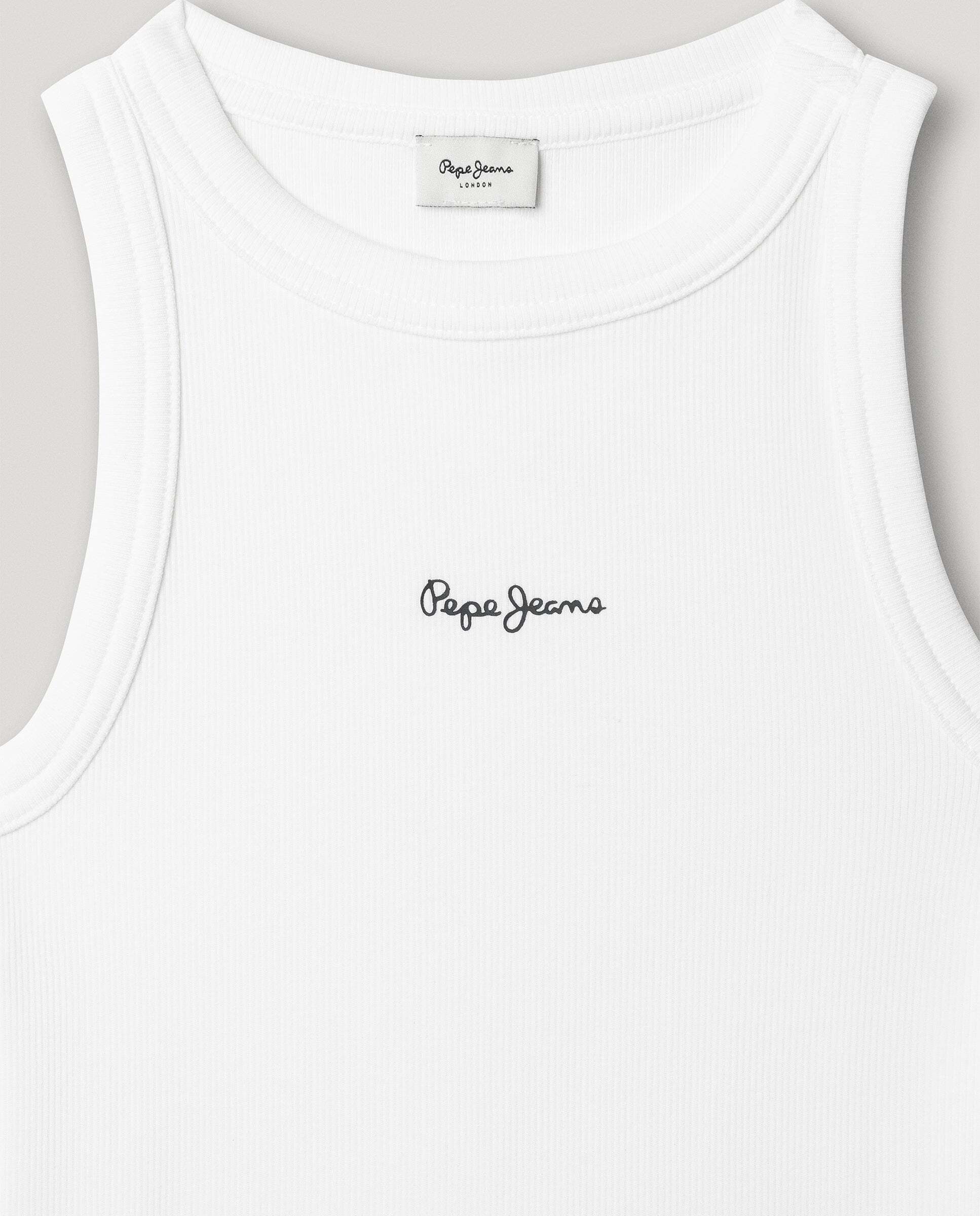 Camiseta de tirantes Giselle de niña - Pepe Jeans - Blanco Blanco-2