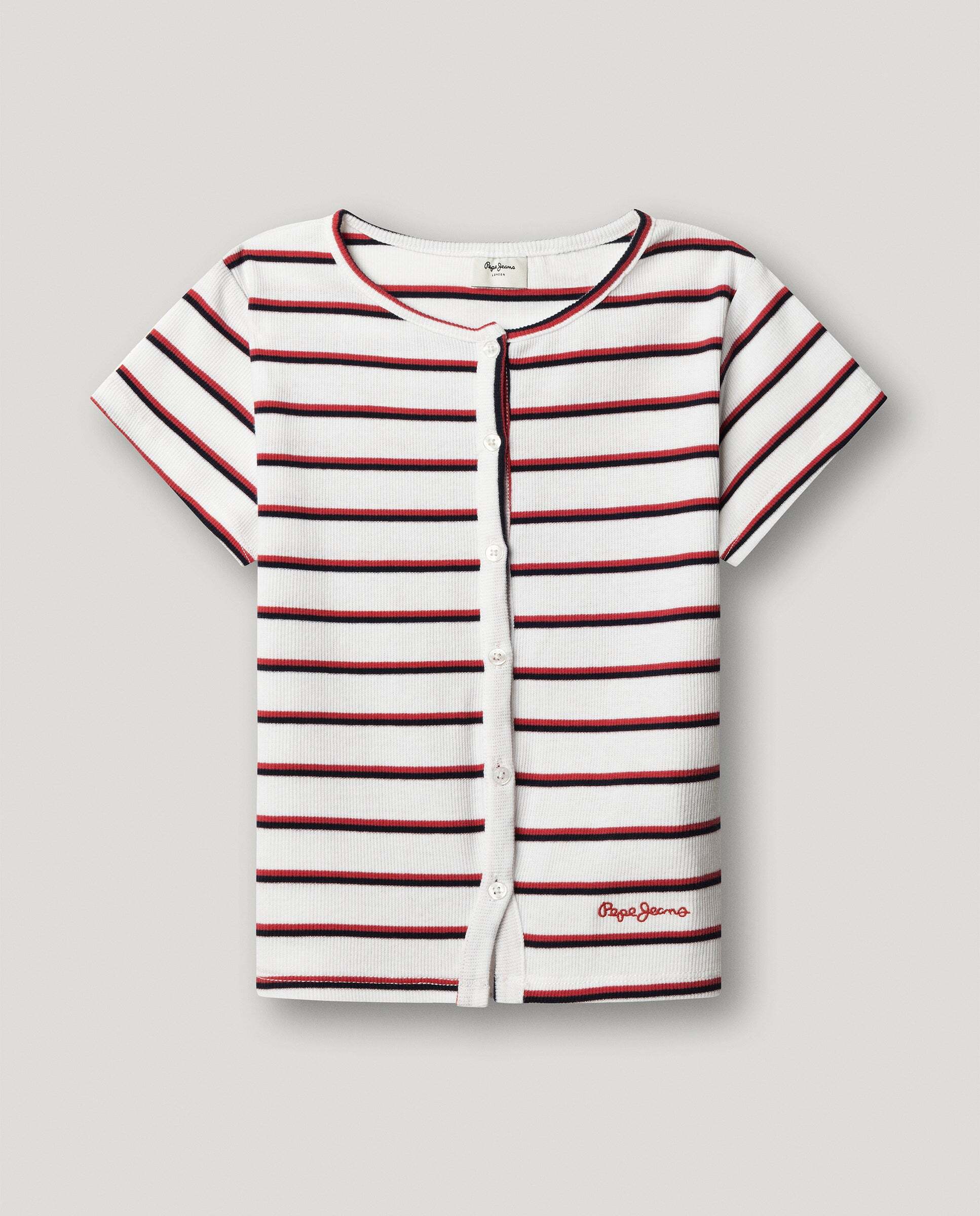 Top a rayas Angy de niña - Pepe Jeans - Multicolor Multicolor-1
