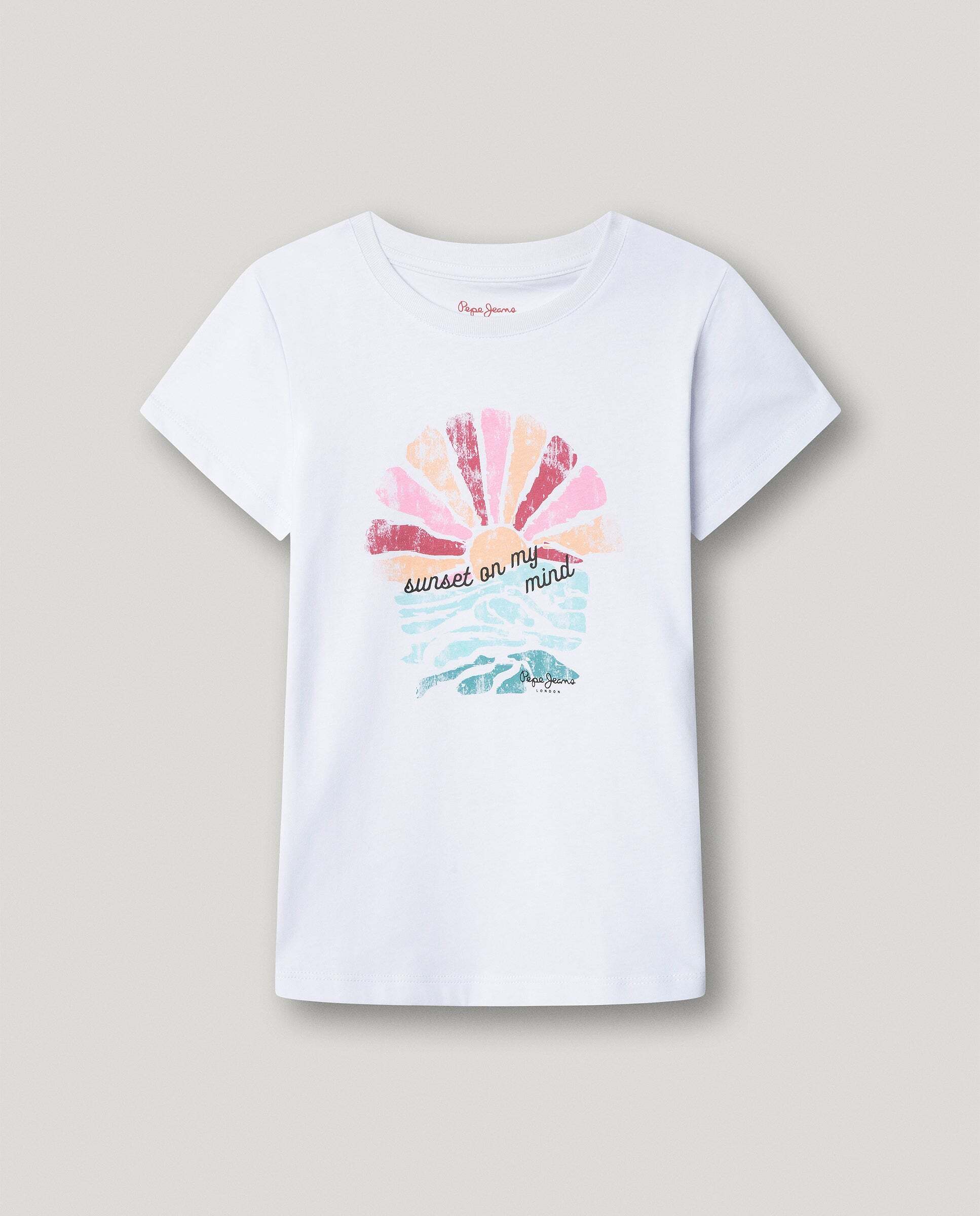 Camiseta Giada de niña - Pepe Jeans - Blanco Blanco-1