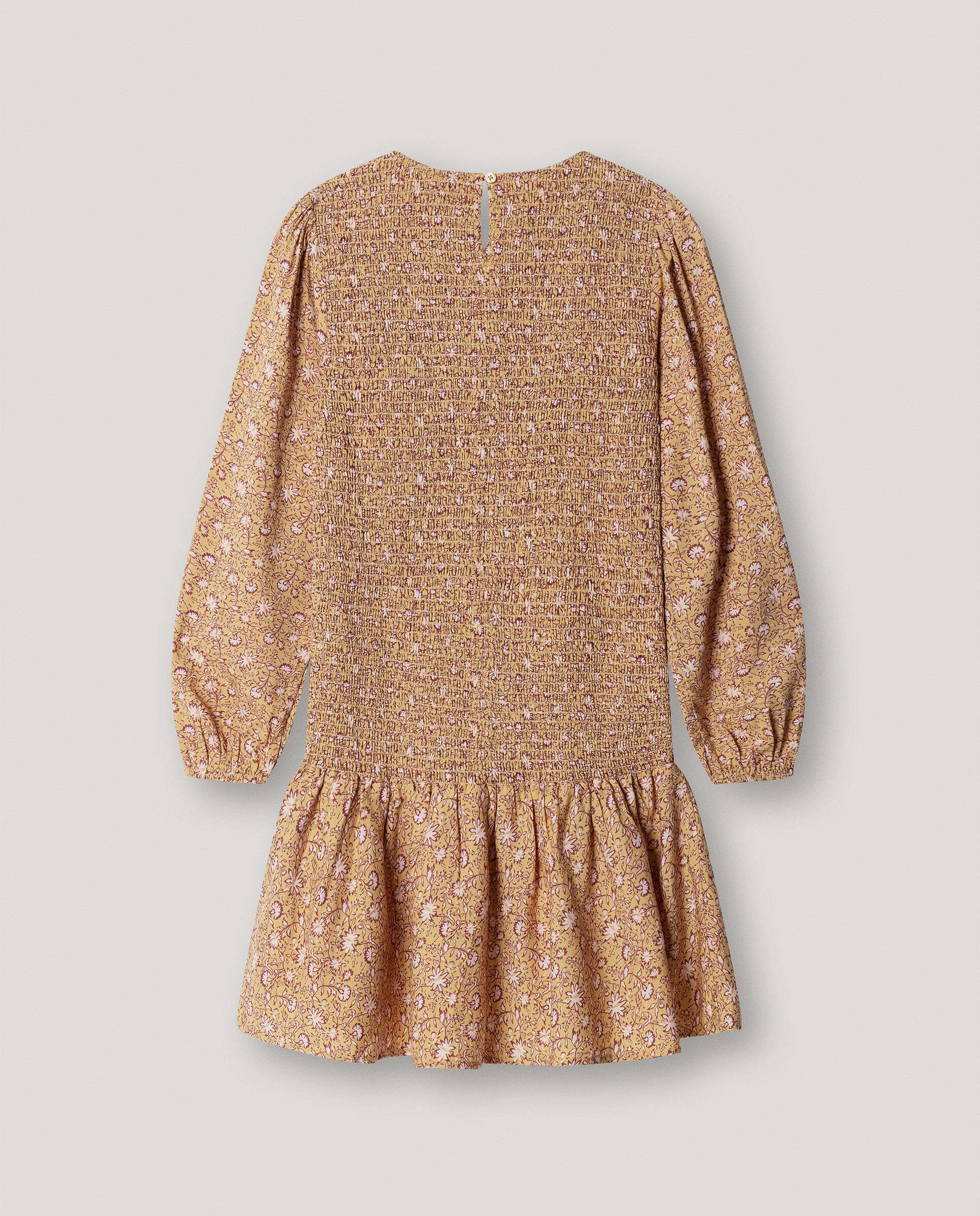 Vestido corto de niña con estampado floral - Pepe Jeans - Amarillo Amarillo-3