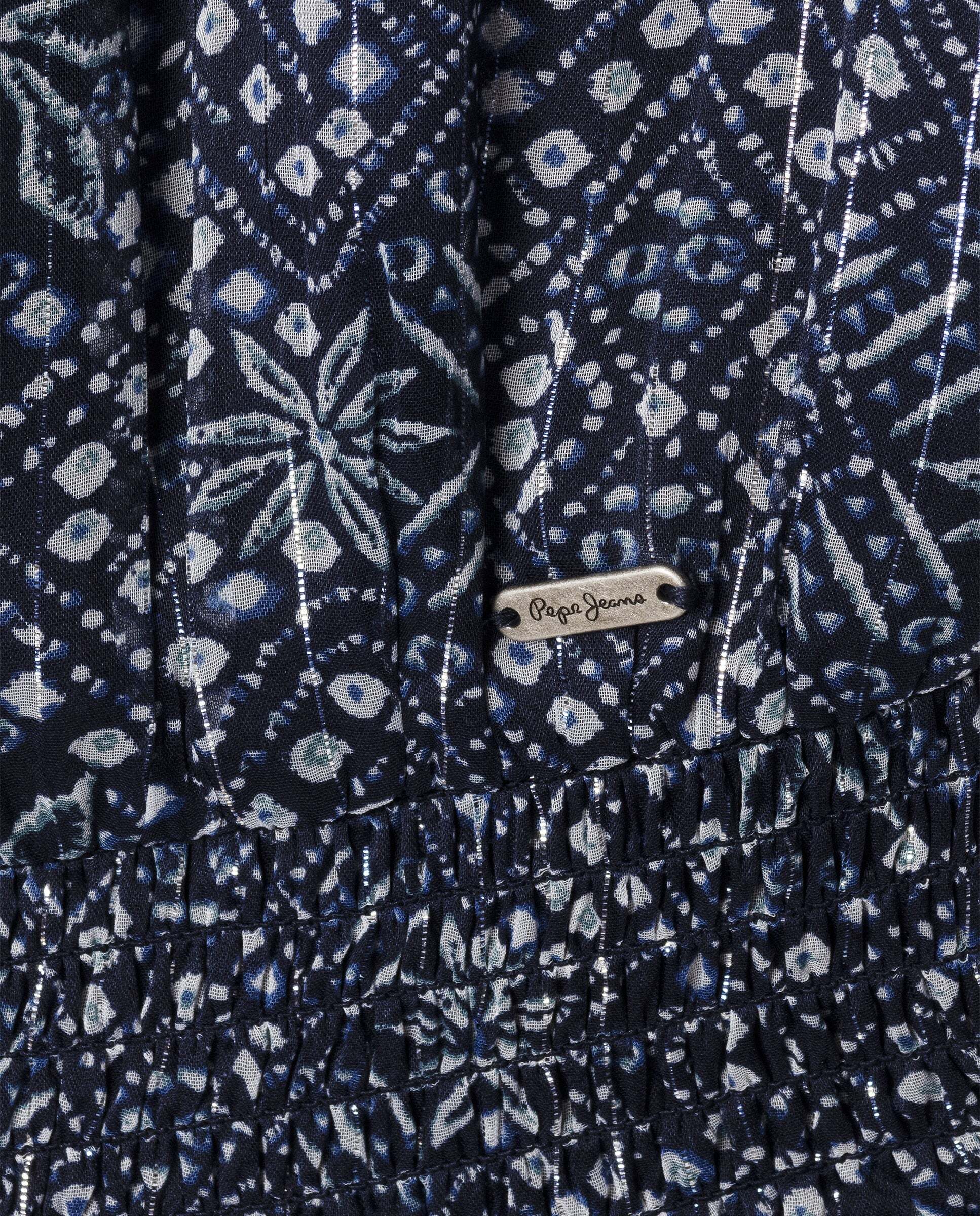 Vestido estampado Imabel de niña - Pepe Jeans - Azul marino Azul marino-4