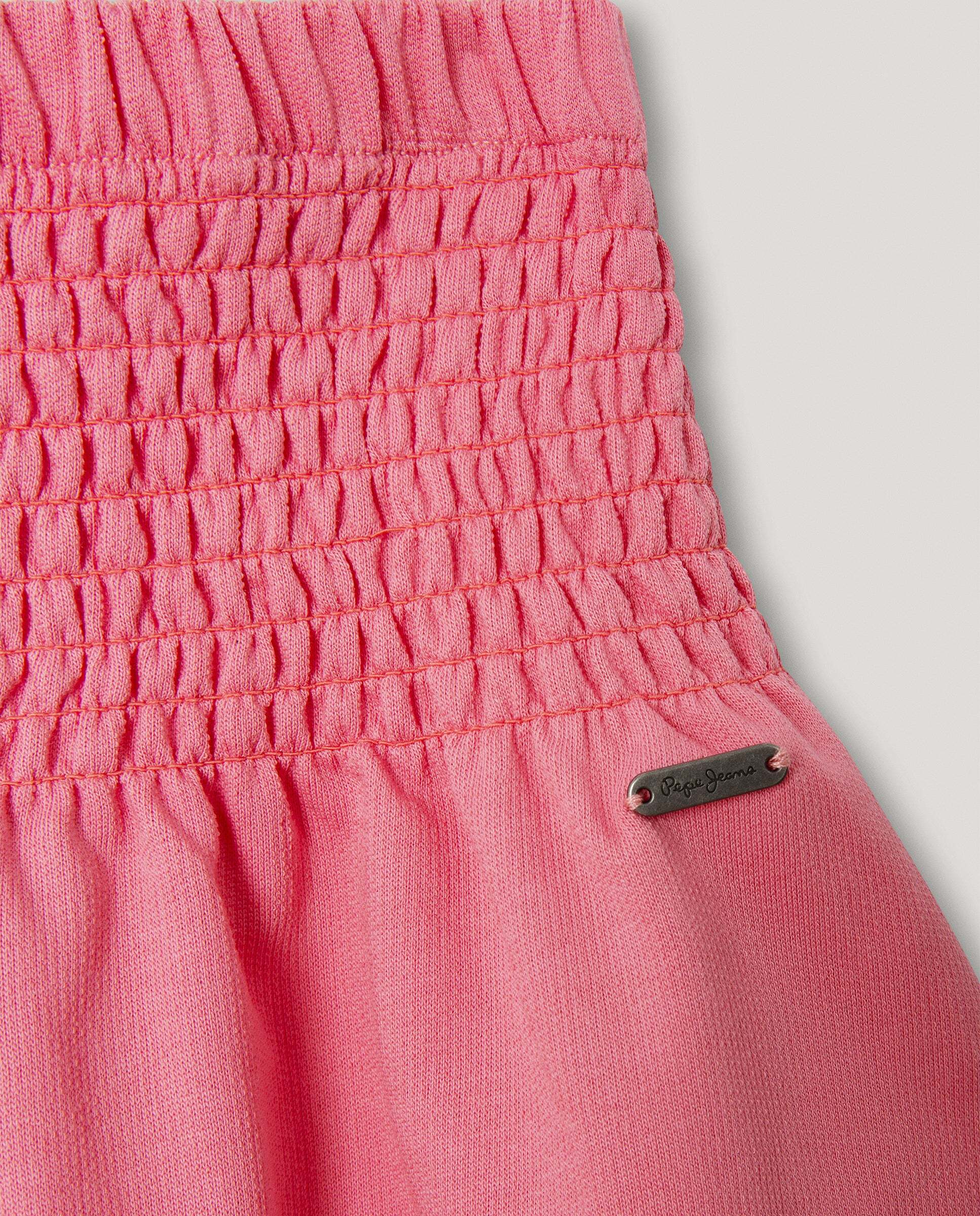 Minifalda Giz de niña - Pepe Jeans - Rosa Rosa-4