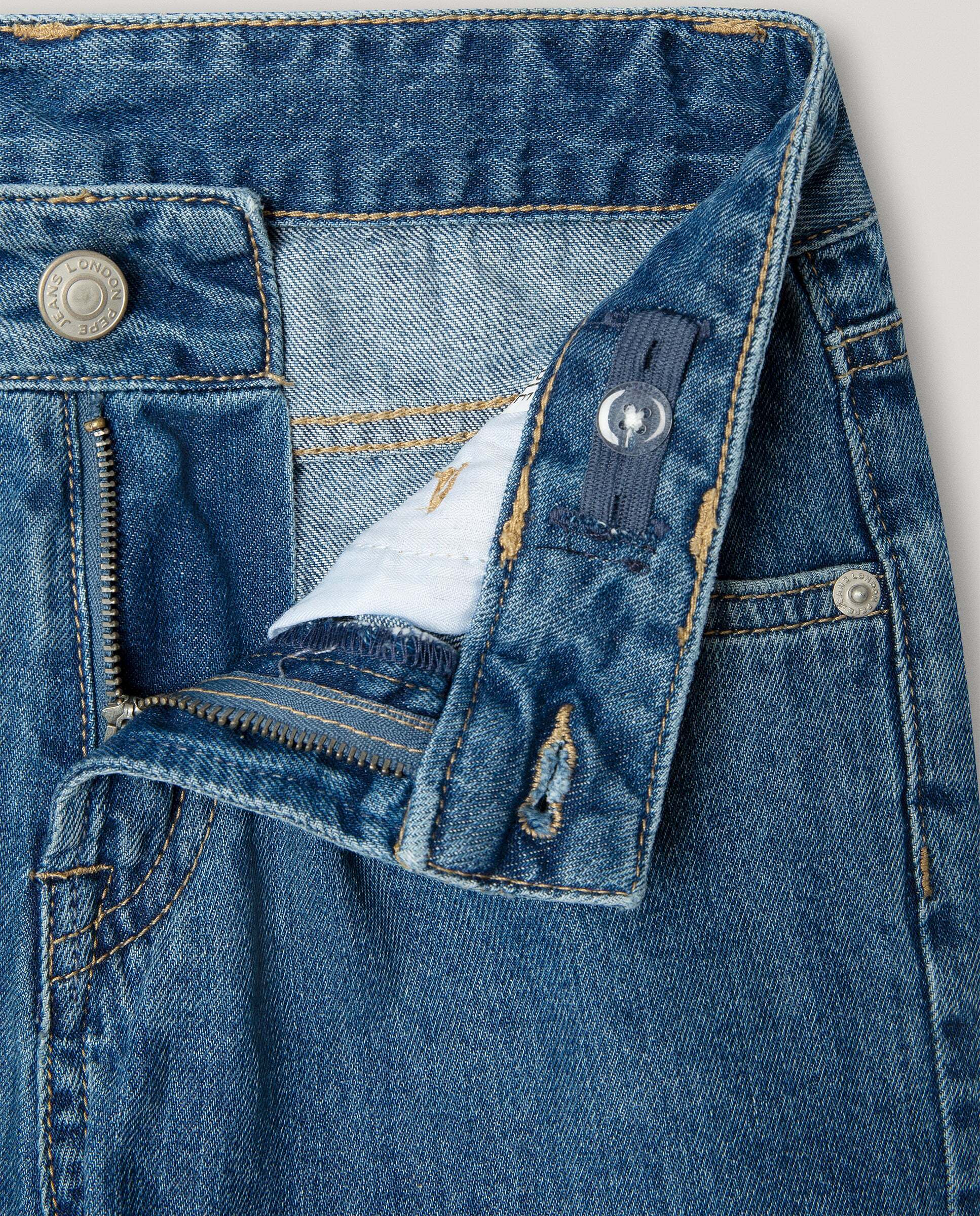 Shorts vaqueros con bordados A-Line Patty Floral de niña - Pepe Jeans - Azul Azul-2