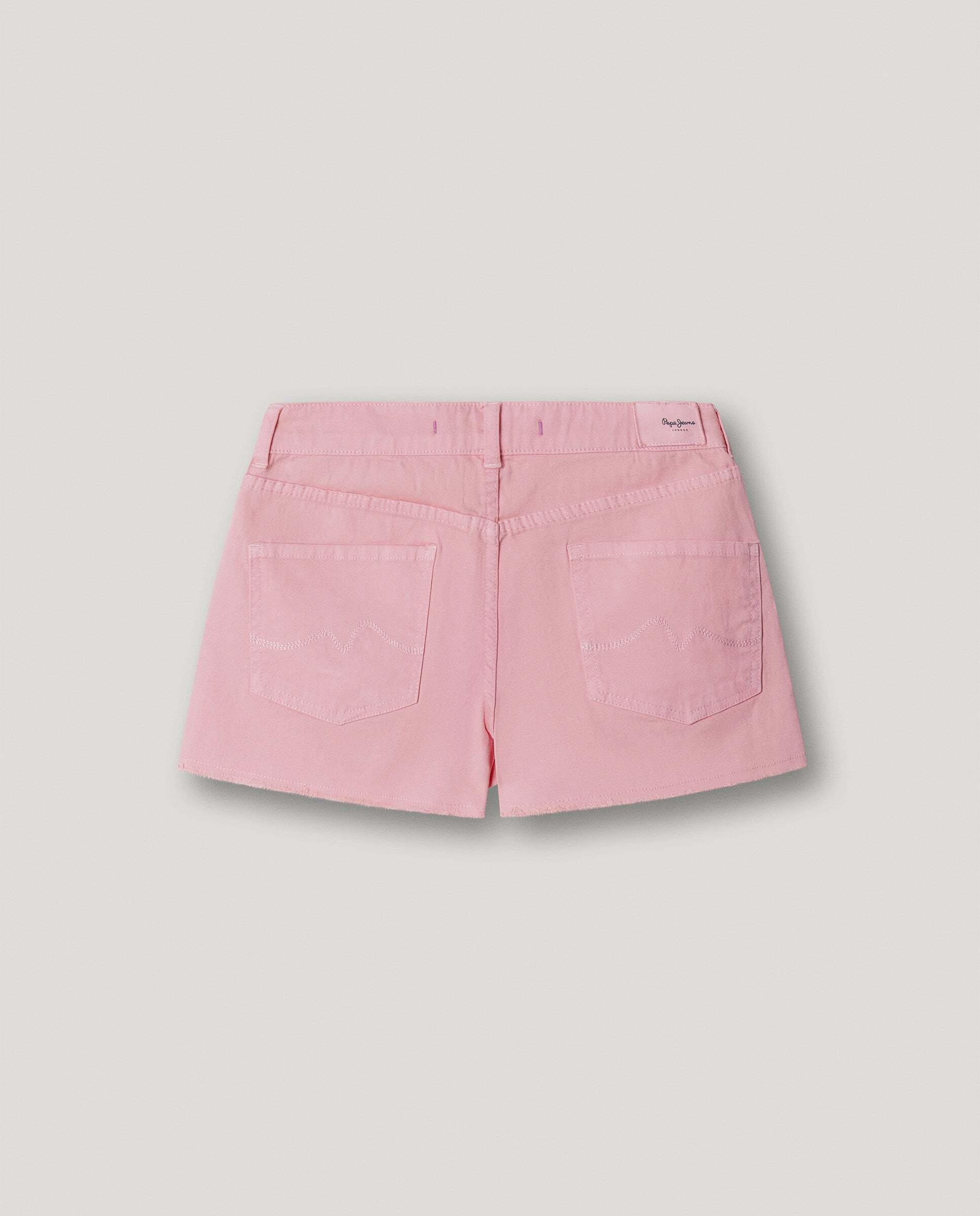 Shorts vaqueros teñidos Ofra de niña - Pepe Jeans - Rosa Rosa-2
