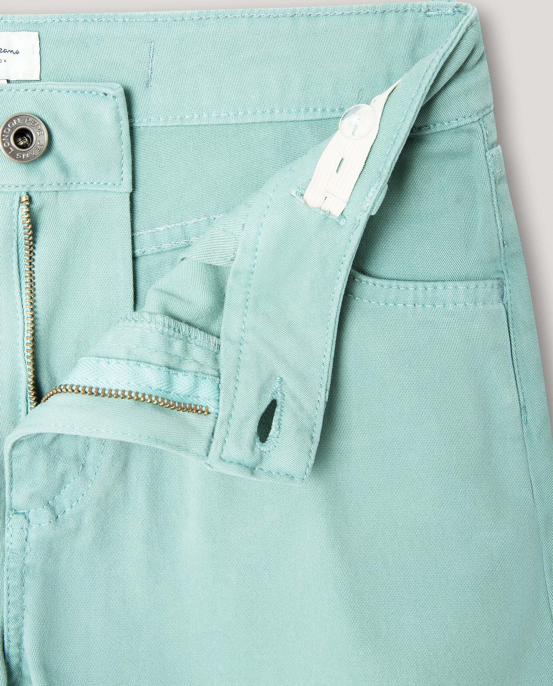 Shorts vaqueros teñidos Ofra de niña - Pepe Jeans - Verde Agua Verde Agua-2