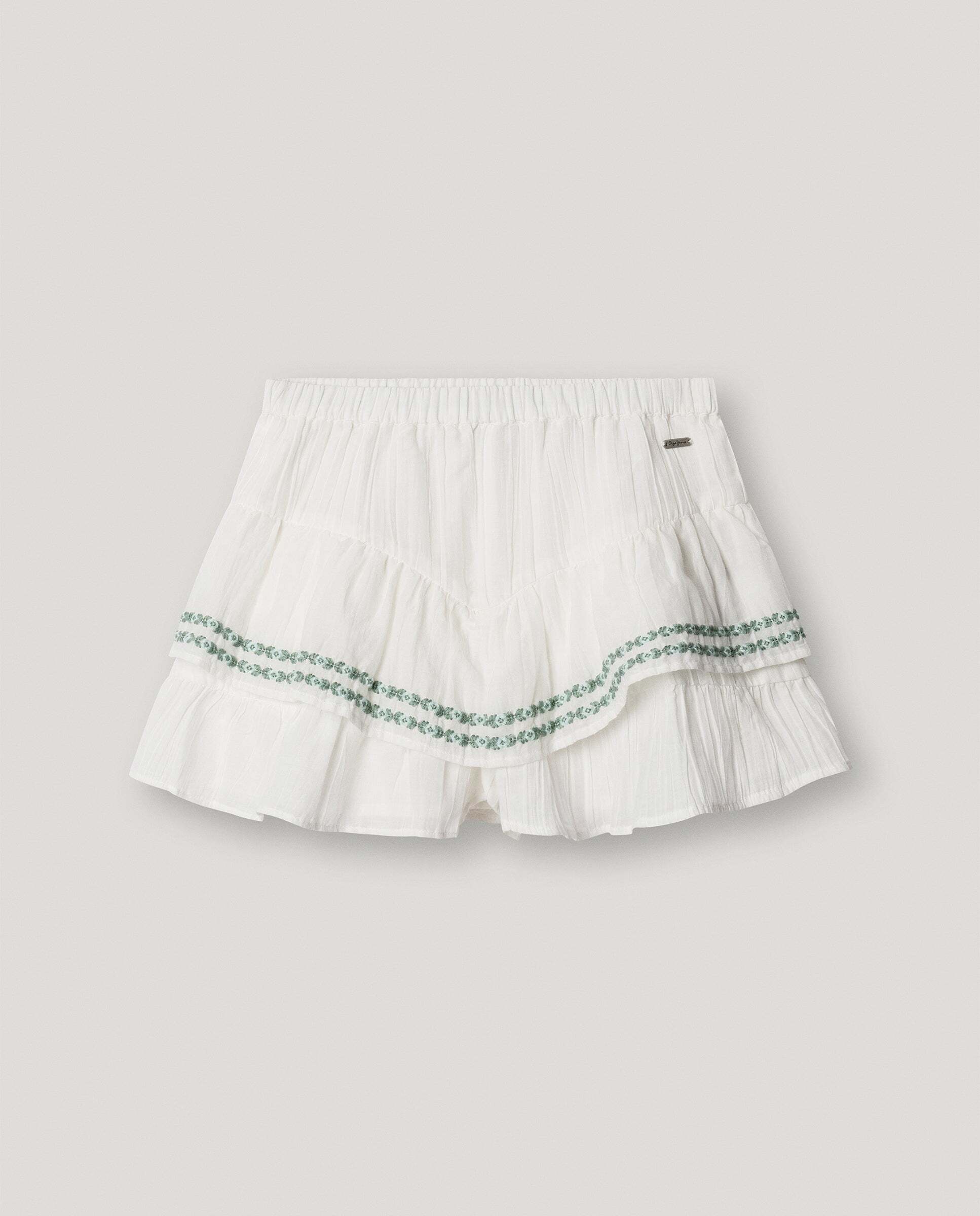 Shorts con bordados Hetty de niña - Pepe Jeans - Crudo Crudo-1