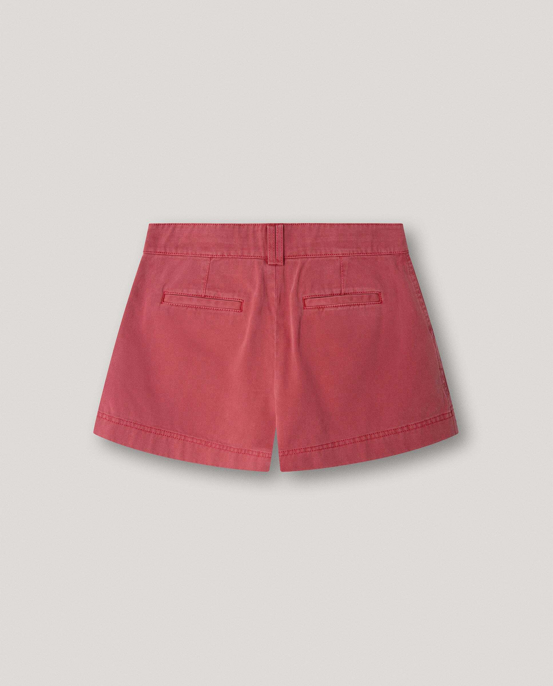 Shorts chinos Ivory de niña - Pepe Jeans - Granate Granate-3