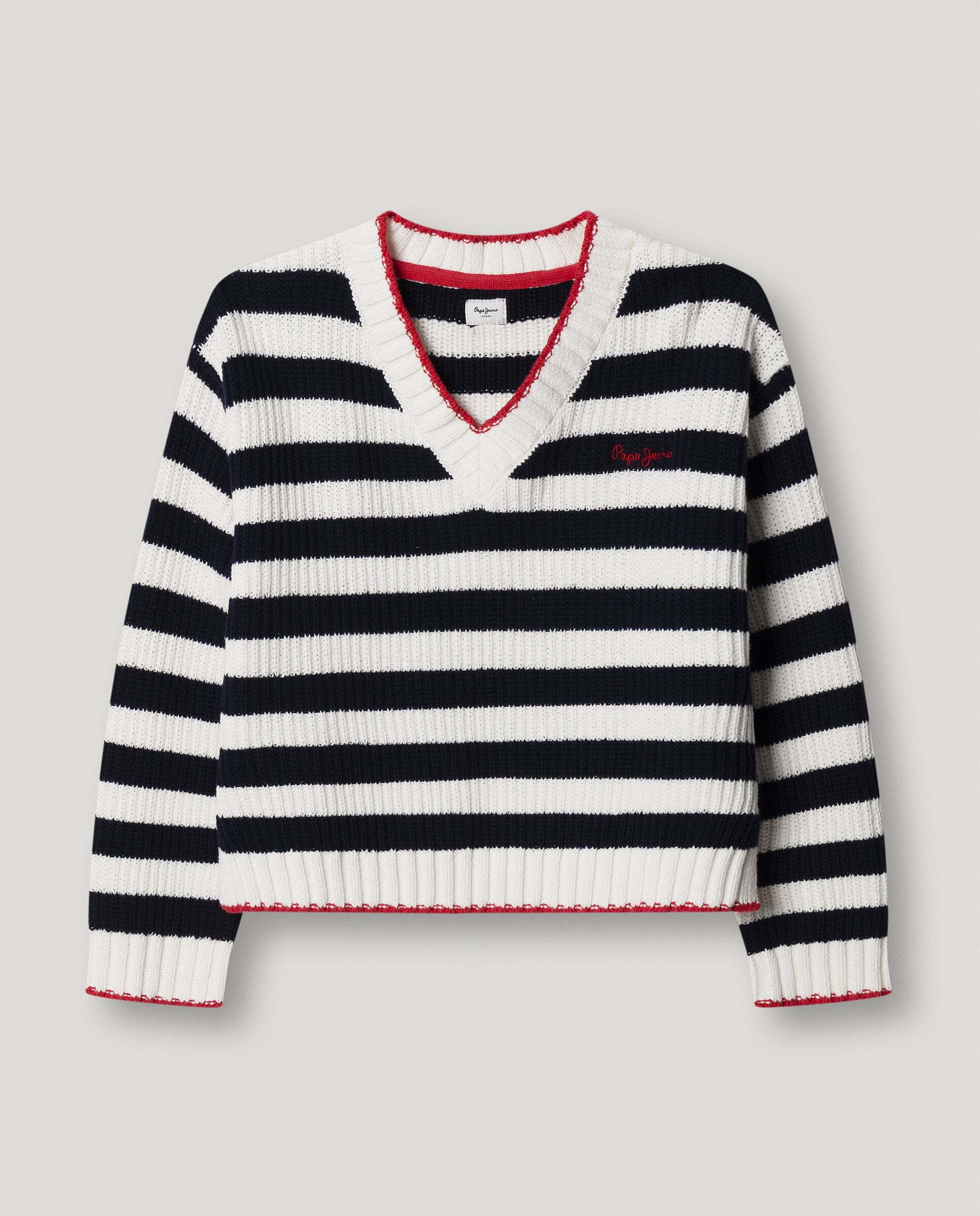 Jersey a rayas Felicity de niña - Pepe Jeans - Multicolor Multicolor-1
