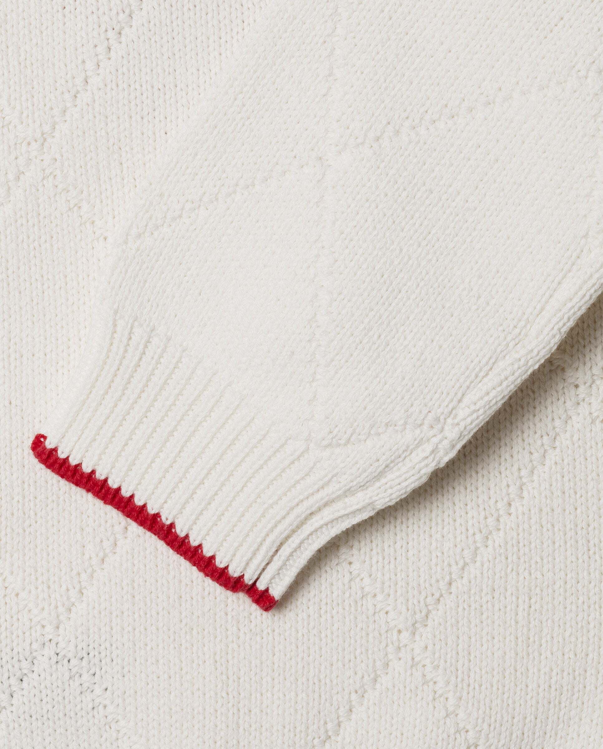 Jersey de punto con diseño de rombos Florence de niña - Pepe Jeans - Blanco Blanco-4