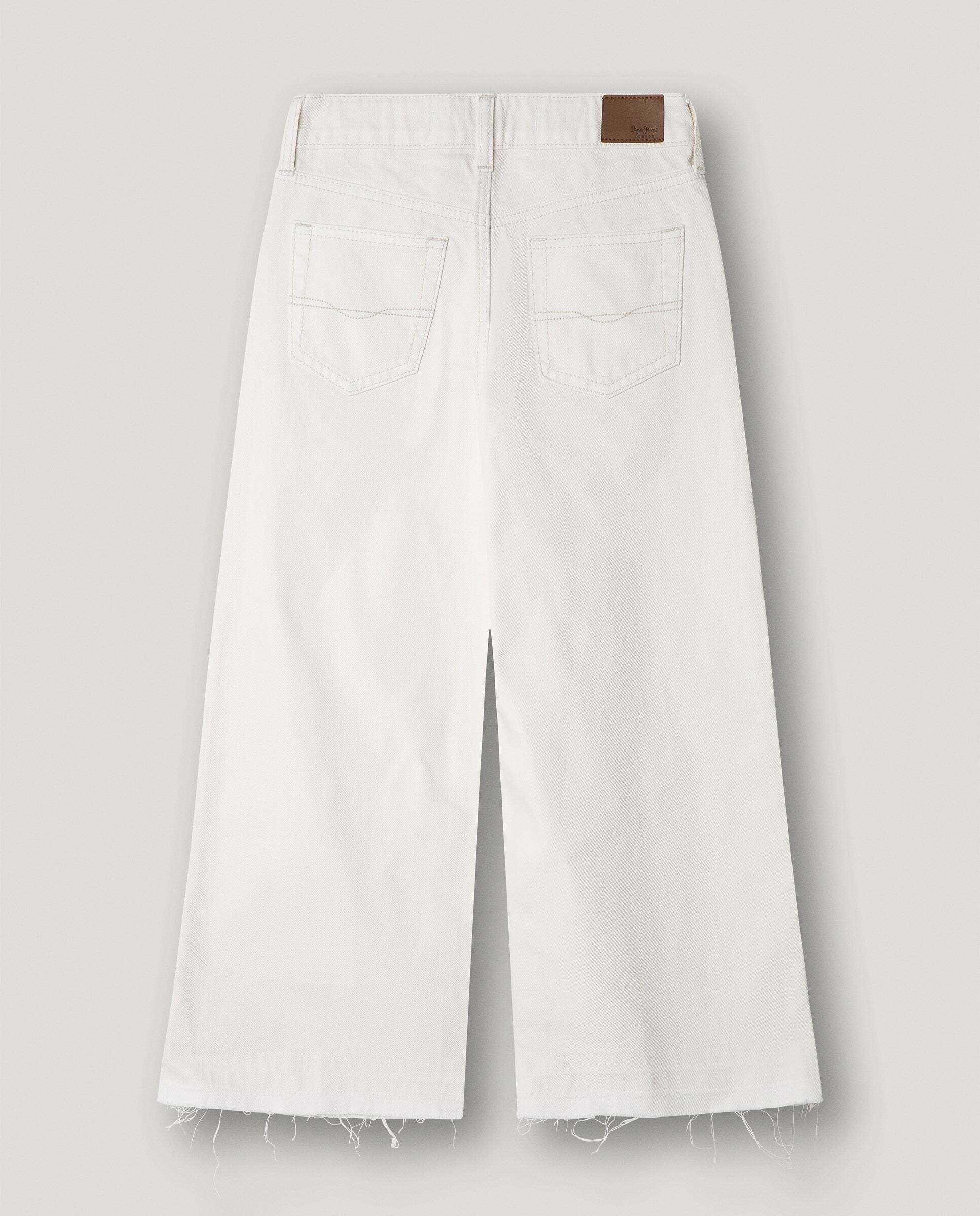 Pantalón vaquero con tachuelas Wide Leg Lexy Ecru Studs de niña - Pepe Jeans - Blanco Blanco-4