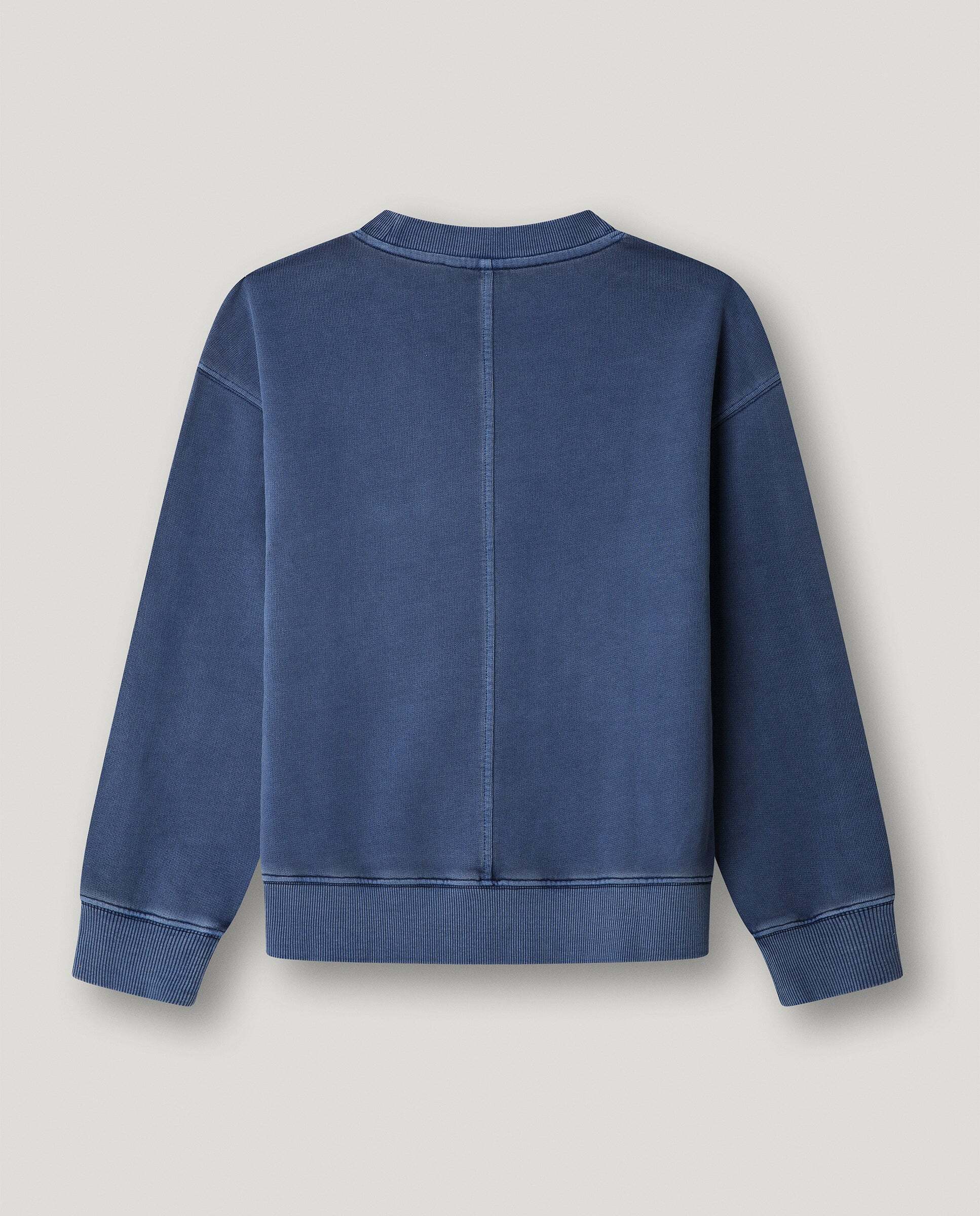 Sudadera de cuello crew William de niño - Pepe Jeans - Crema Azul-3