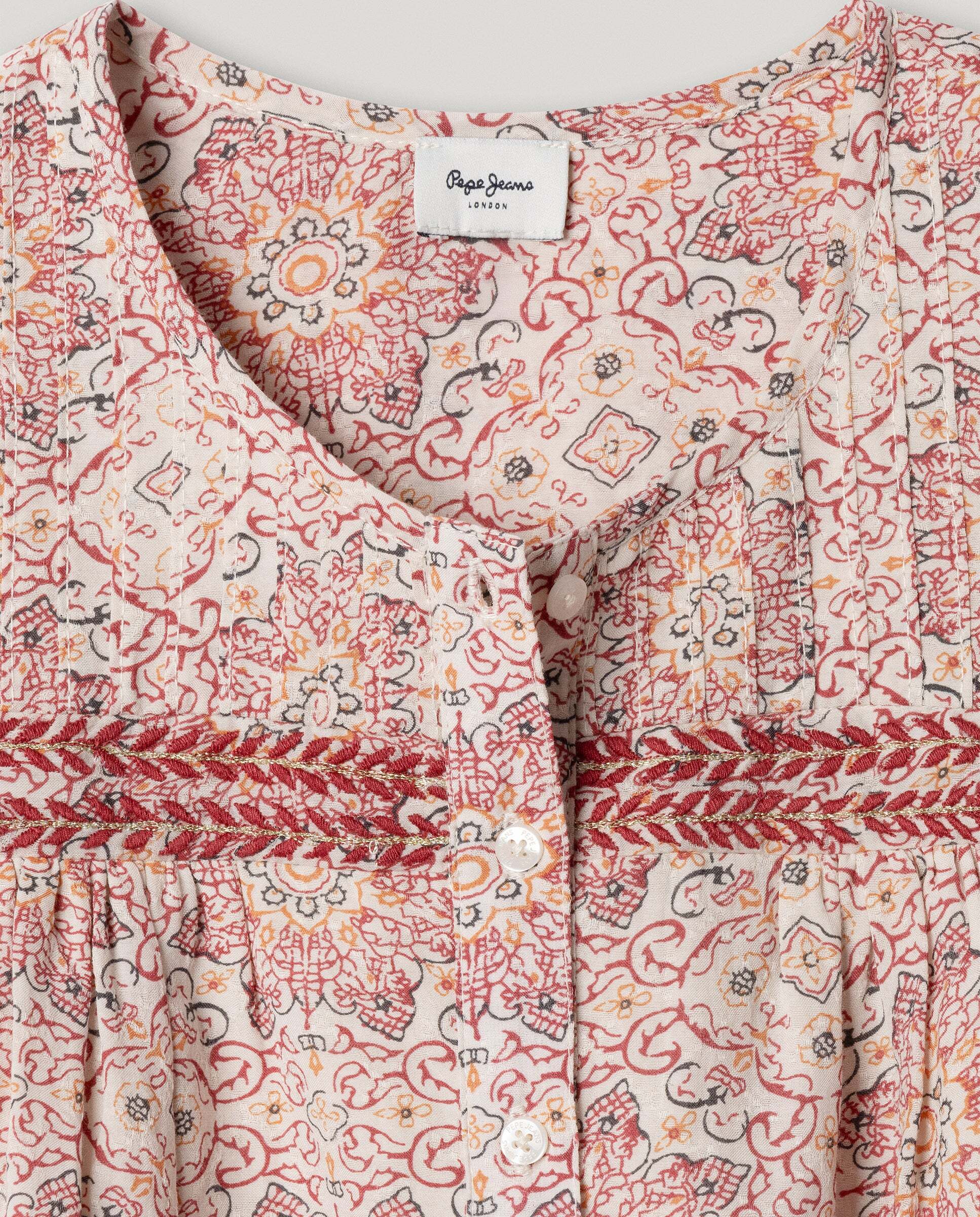 Blusa sin mangas estampada Hella de niña - Pepe Jeans - Multicolor Multicolor-2