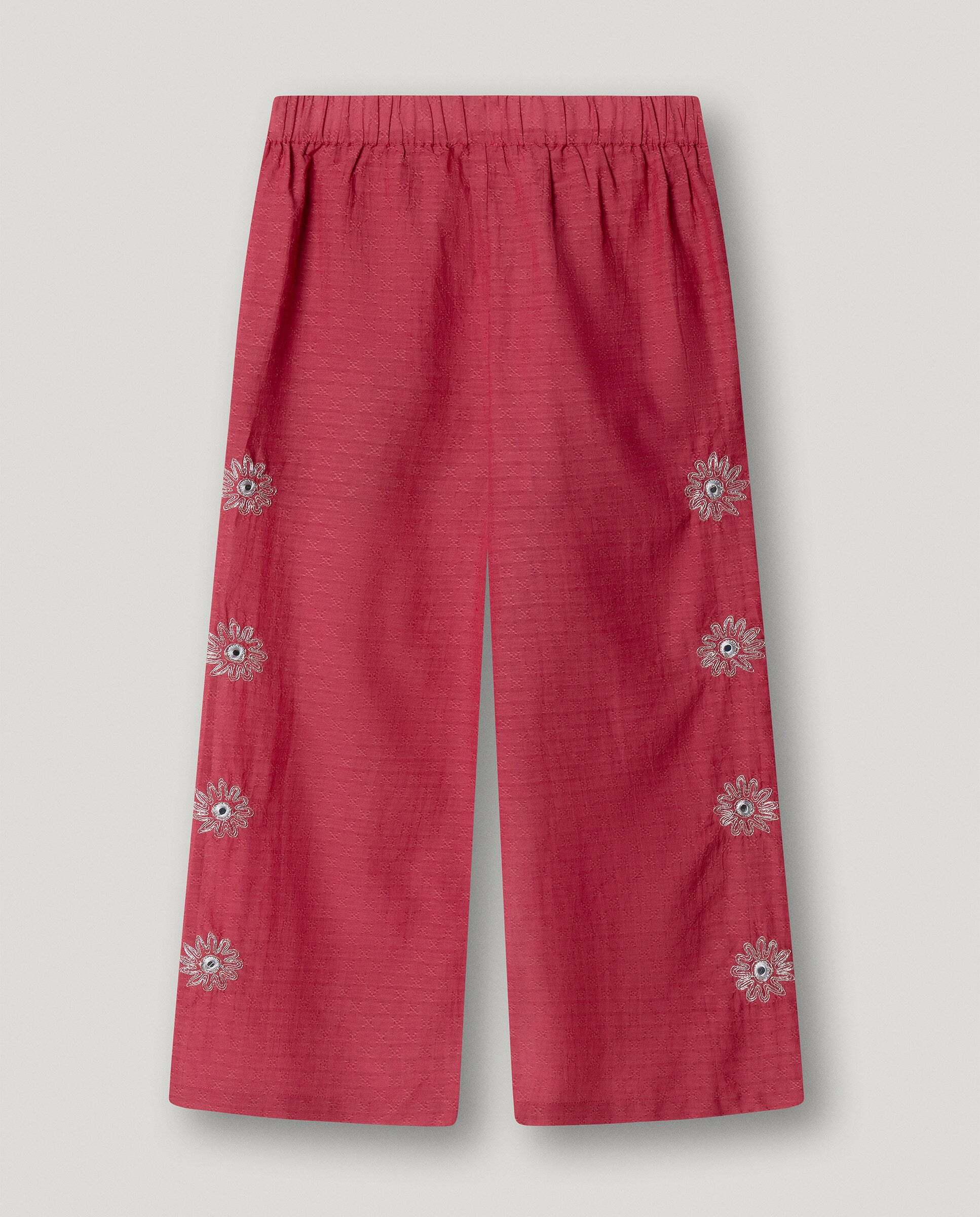 Pantalón con espejos Honour de niña - Pepe Jeans - Granate Granate-3