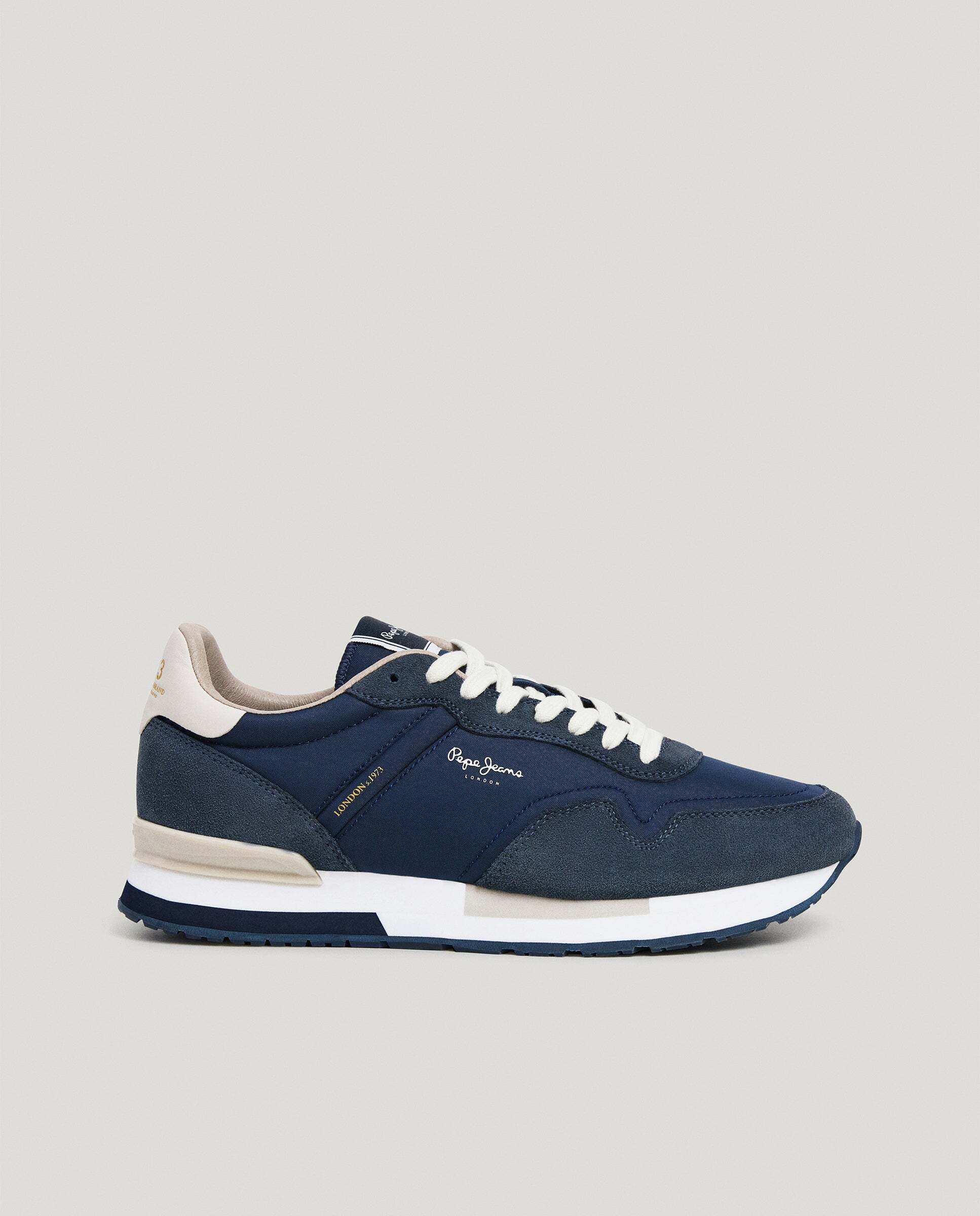 Pepe Jeans - Zapatillas piel con detalles en ante - hailon.
