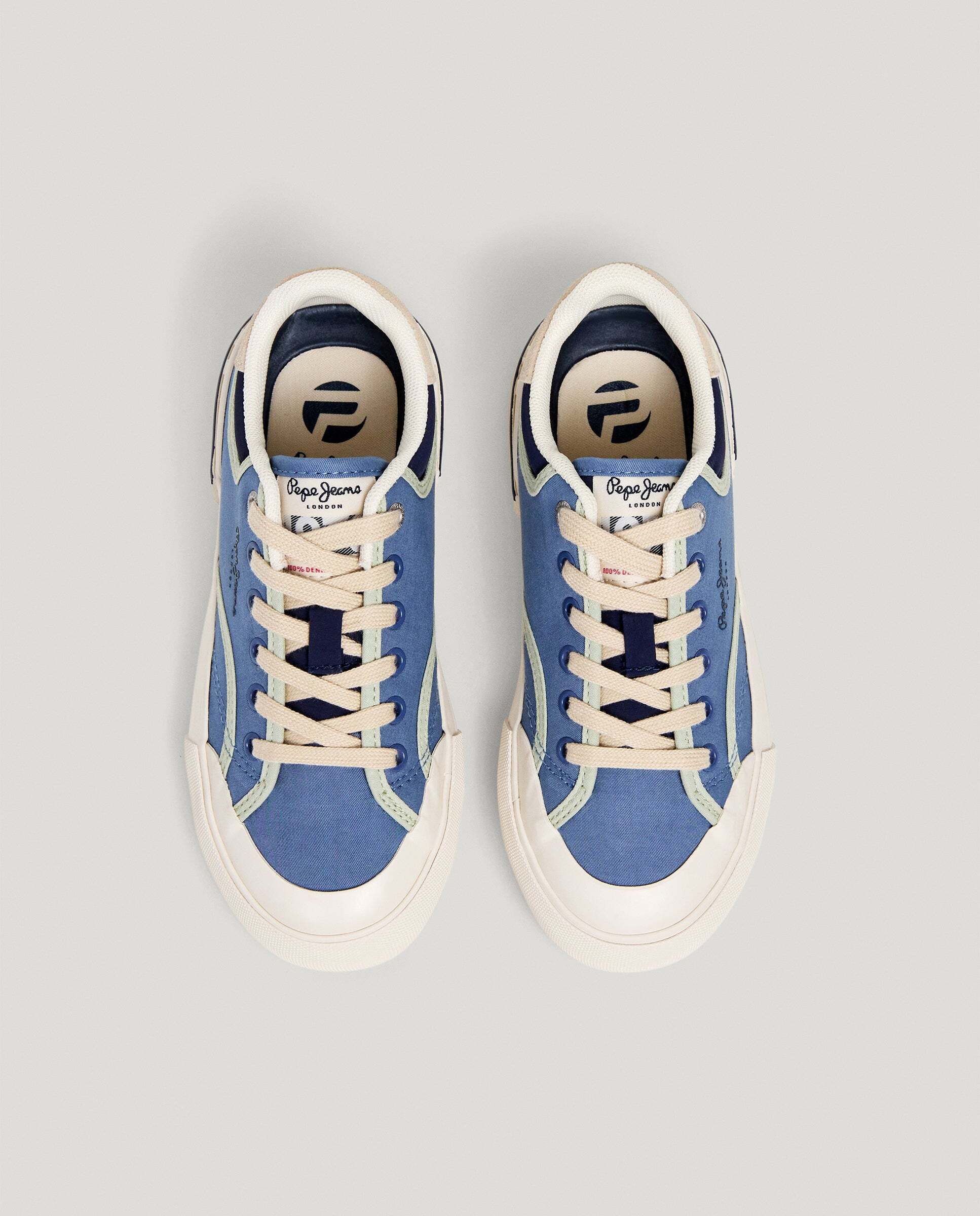 Zapatillas combinadas - Pepe Jeans - nolan - Azul Azul-2