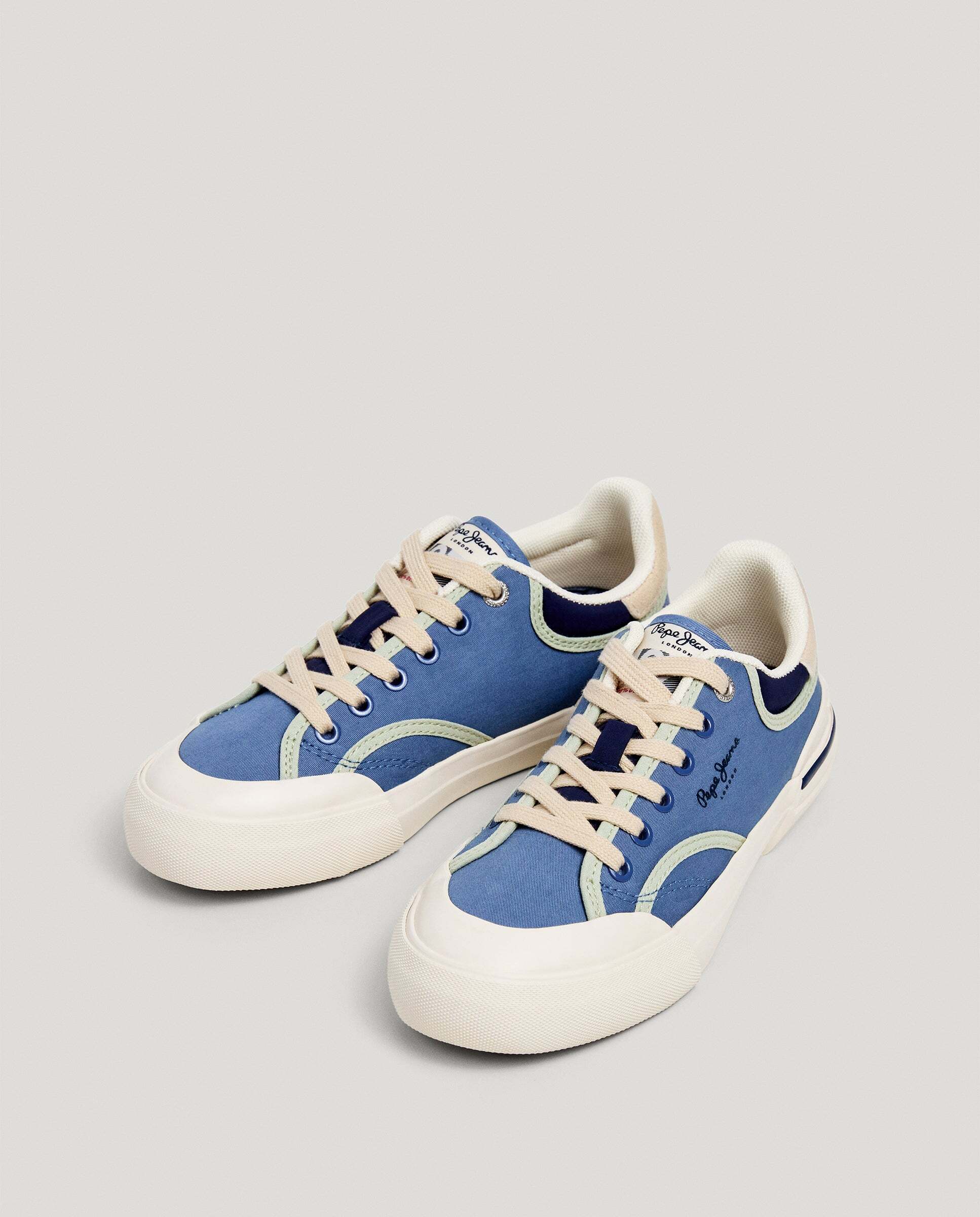 Zapatillas combinadas - Pepe Jeans - nolan - Azul Azul-3