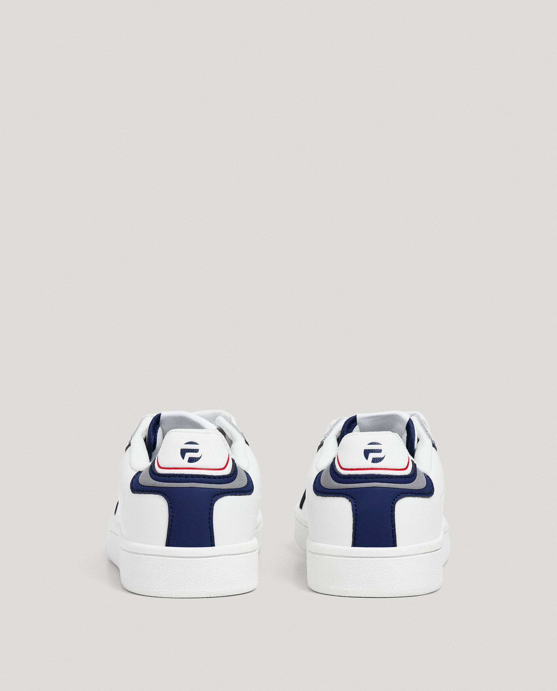 Zapatillas de niño clásicas de piel microperforadas - Pepe Jeans - Blanco Blanco-4