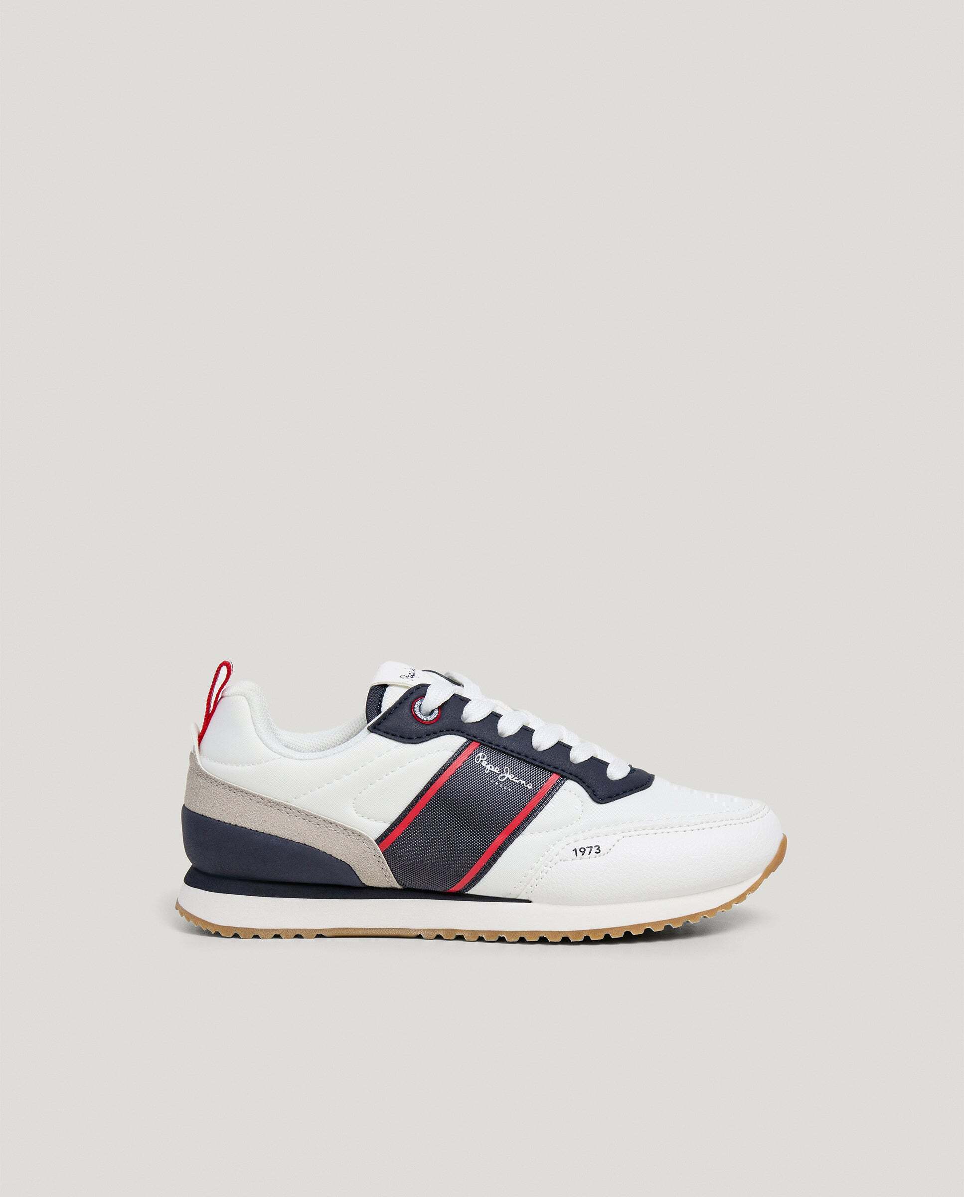 Imagen 0 de Zapatillas de niño running combinadas Blanco