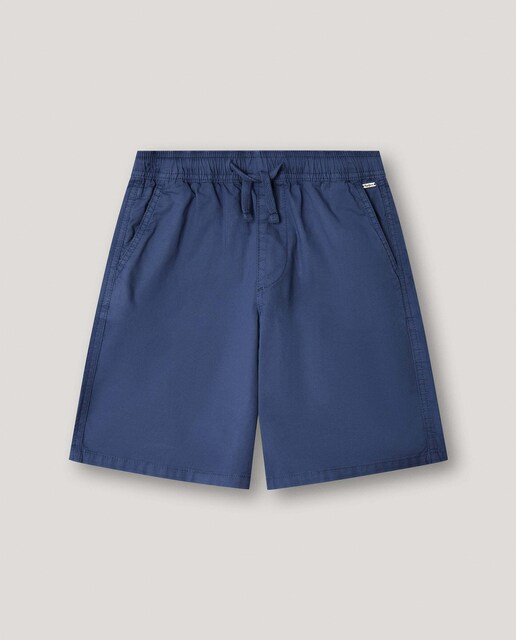 Imagen 0 de Bermuda de niño de popelín con cintura ajustable