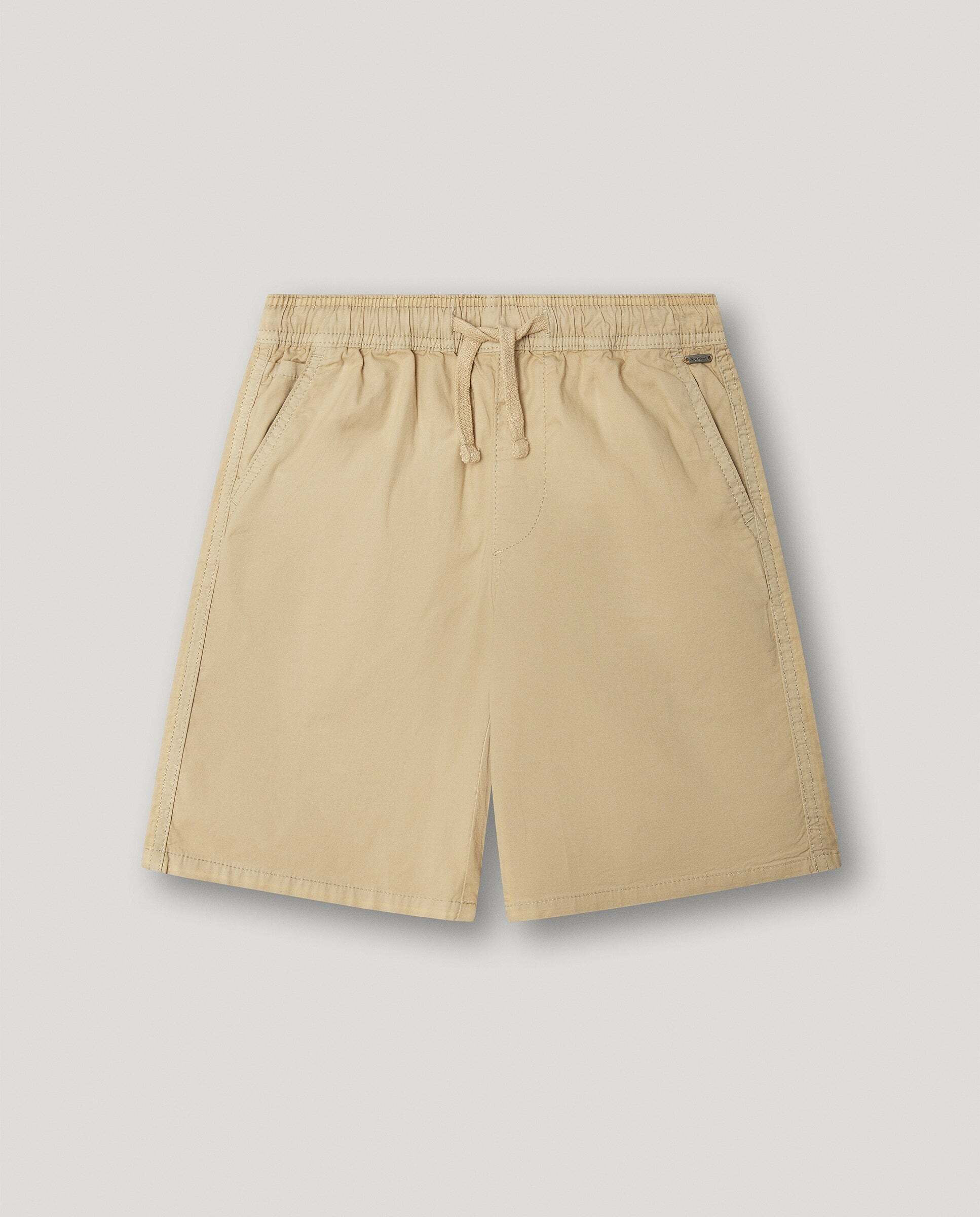 Shorts chinos con cordón ajustable Stephen de niño - Pepe Jeans - Camel Camel-1