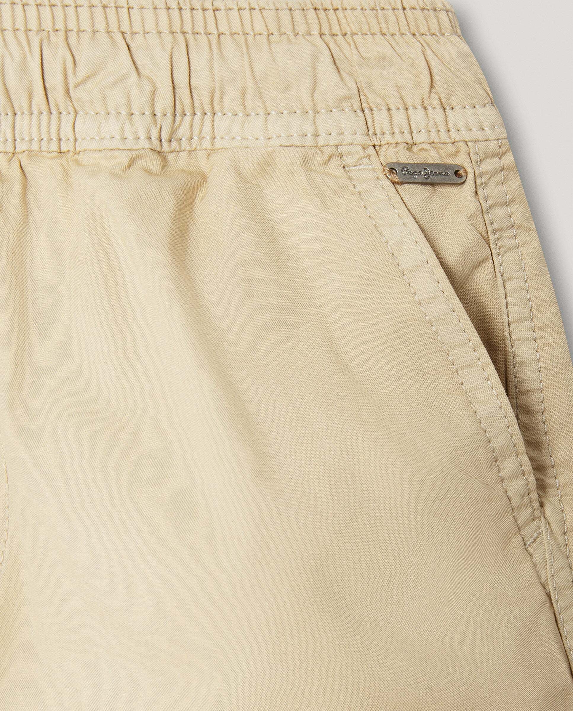 Shorts chinos con cordón ajustable Stephen de niño - Pepe Jeans - Camel Camel-2