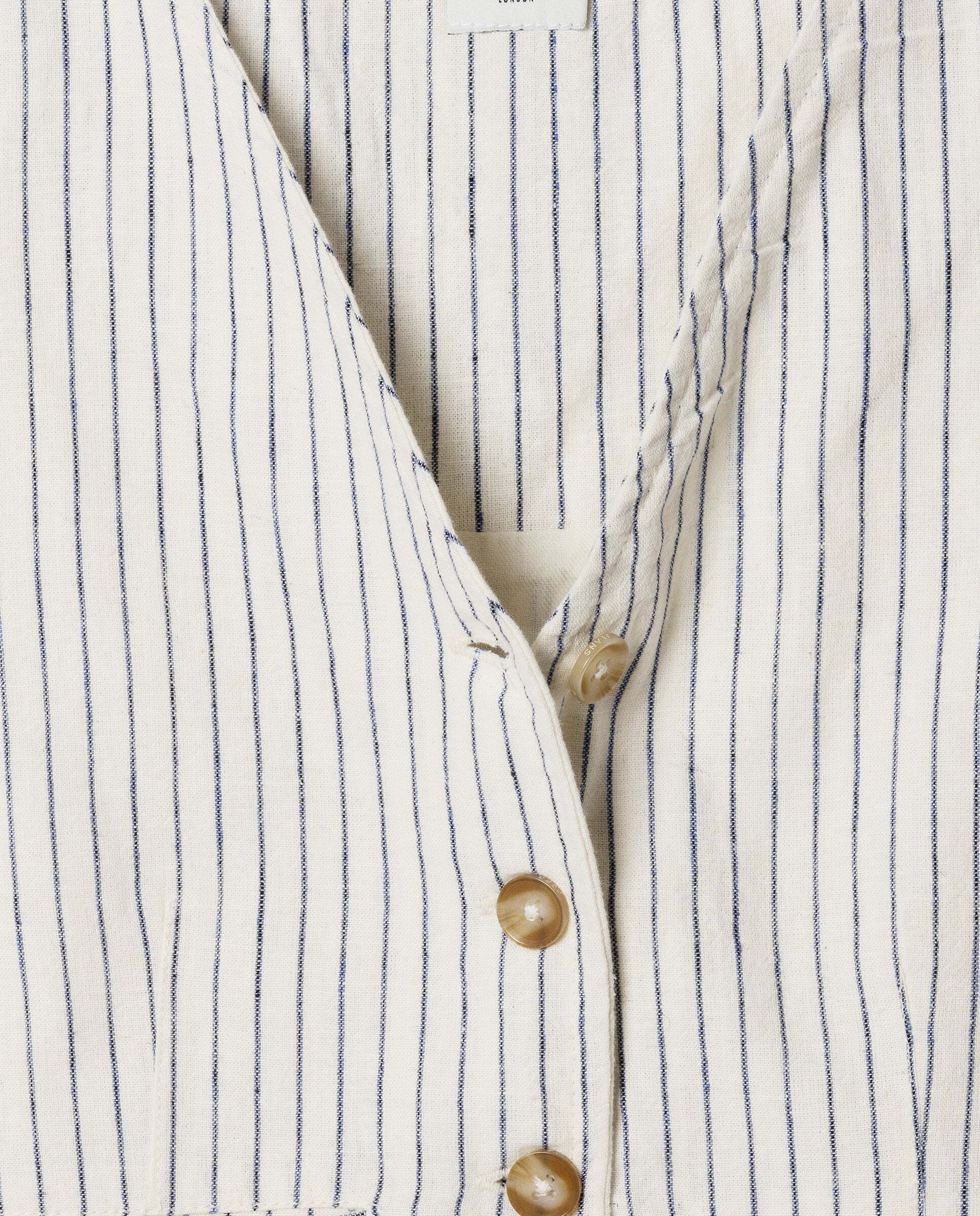 Chaleco a rayas Izzy de niña - Pepe Jeans - Crudo Crudo-2