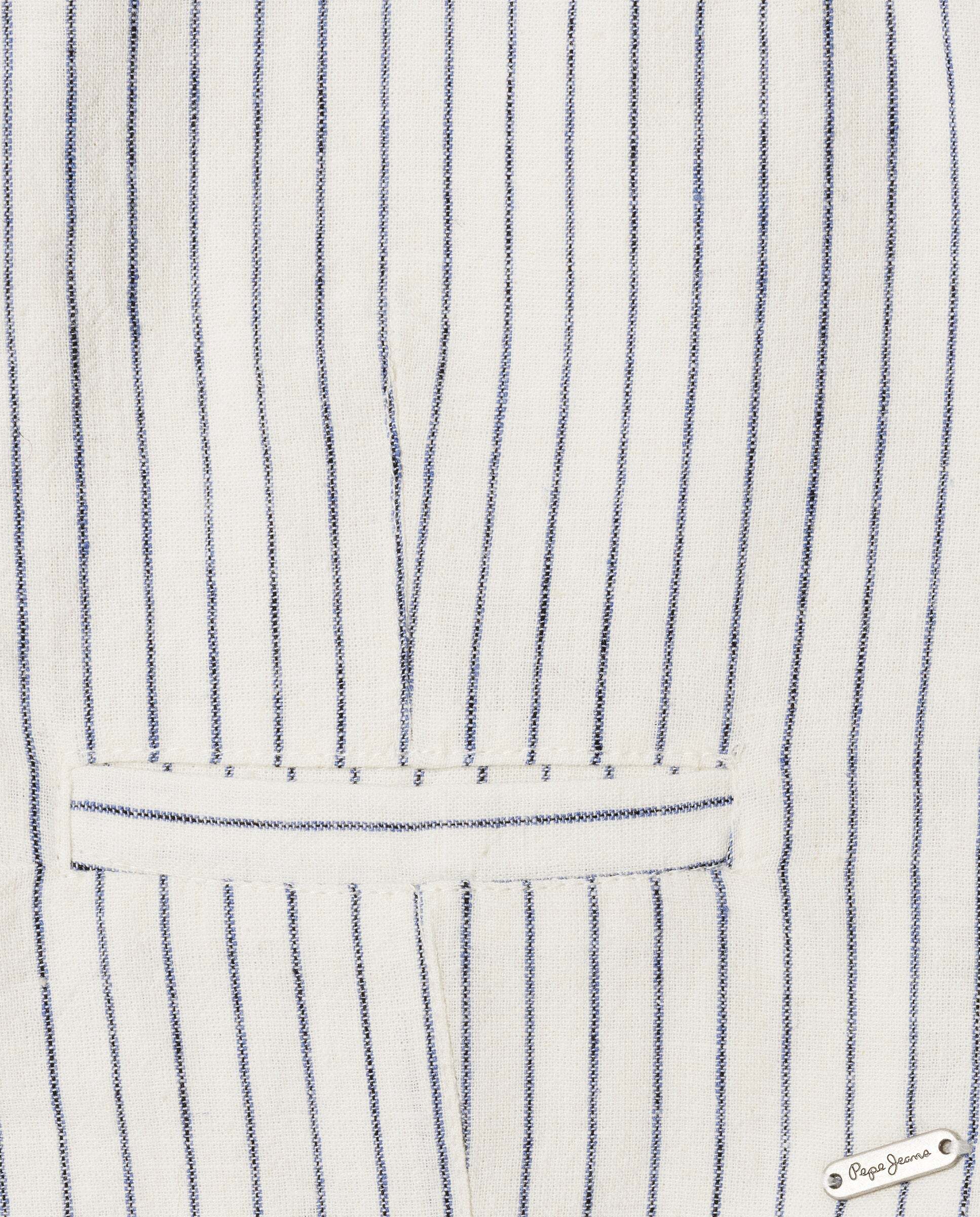 Chaleco a rayas Izzy de niña - Pepe Jeans - Crudo Crudo-5