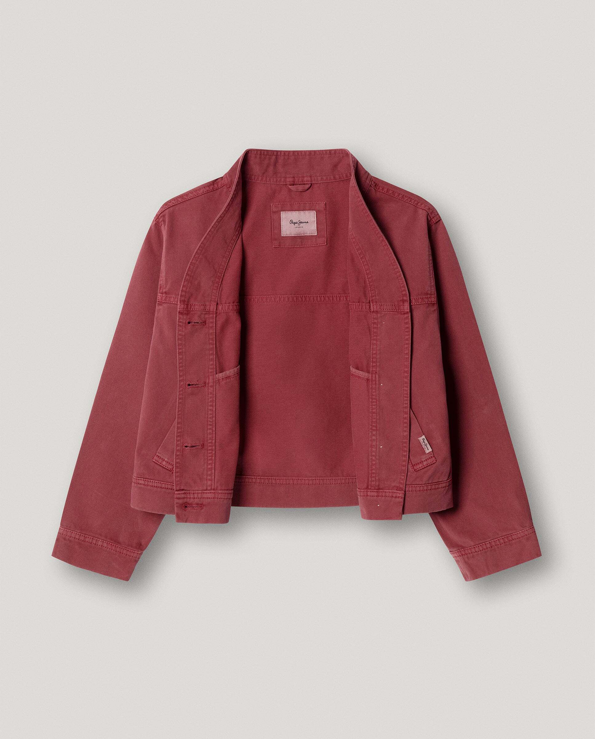 Chaqueta Ivonne de niña - Pepe Jeans - Granate Granate-2
