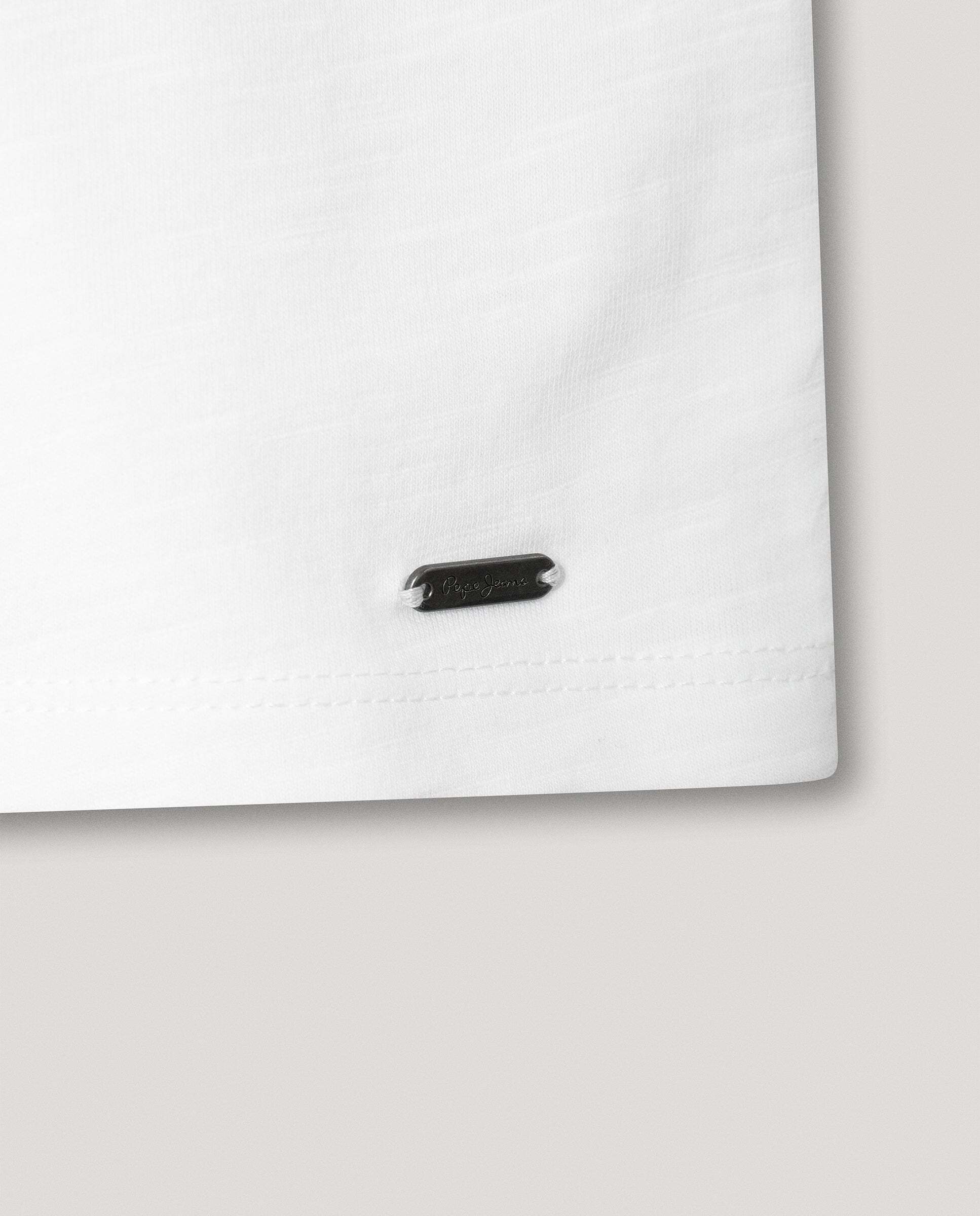 Camiseta sin mangas con flecos Gelu de niña - Pepe Jeans - Blanco Blanco-4