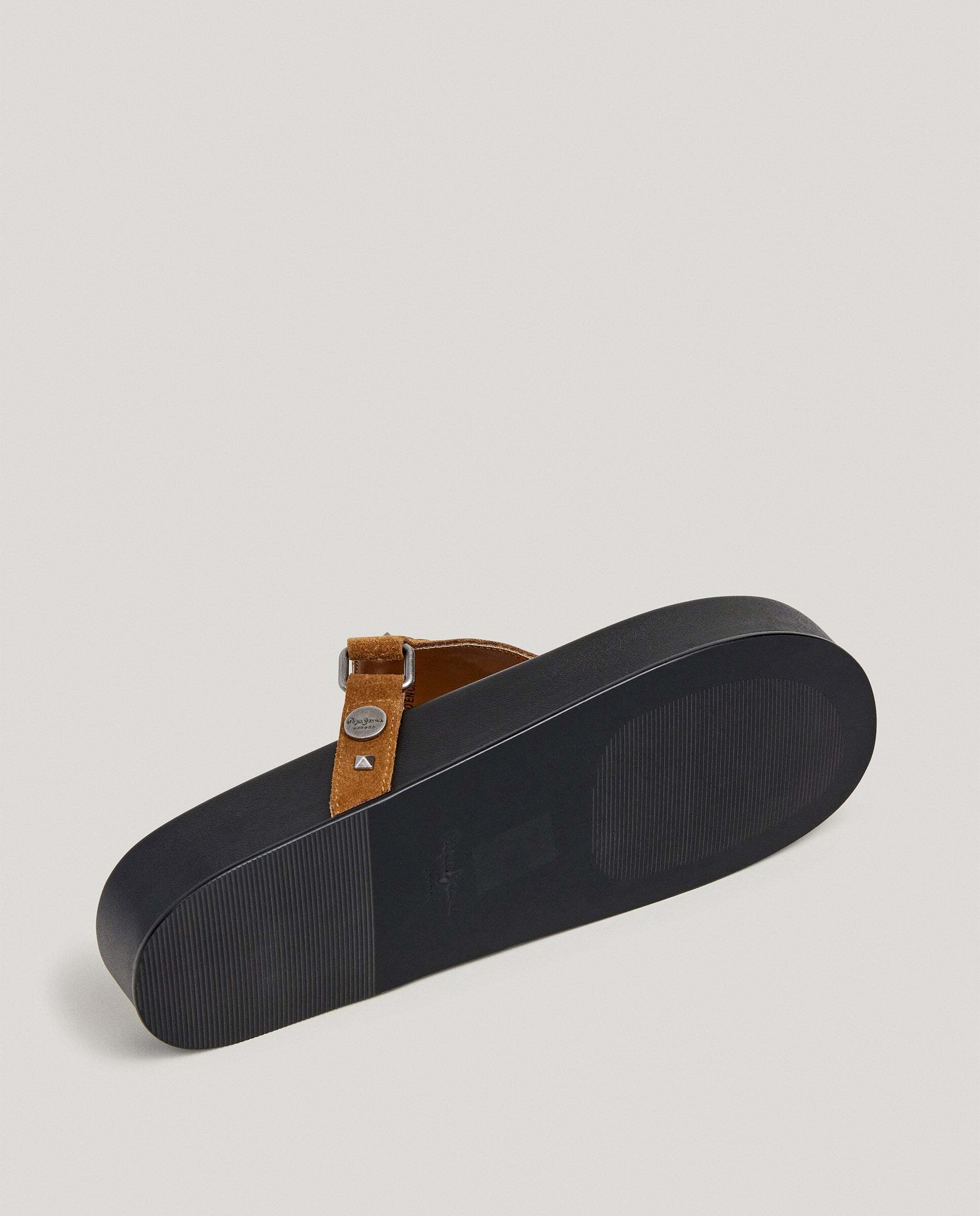 Sandalias de mujer planas de ante - Pepe Jeans - Marrón Marrón-6