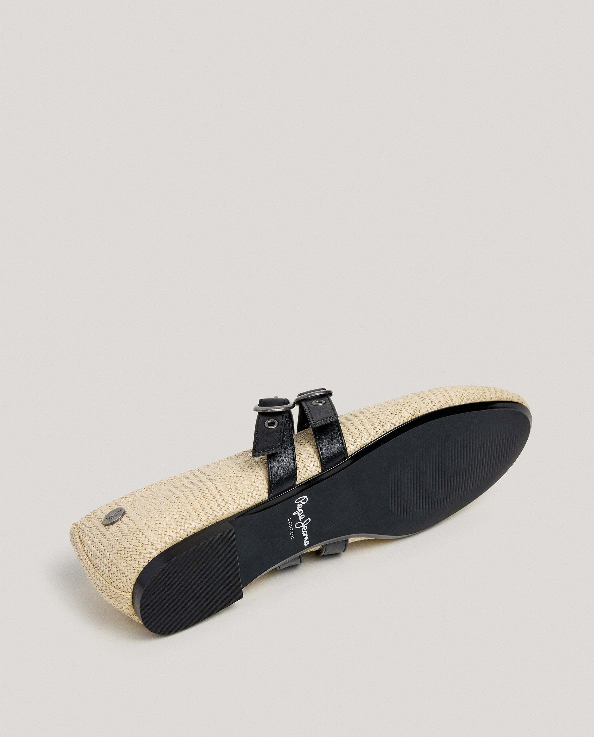 Bailarinas de mujer con doble correa - Pepe Jeans - Natural Natural-6