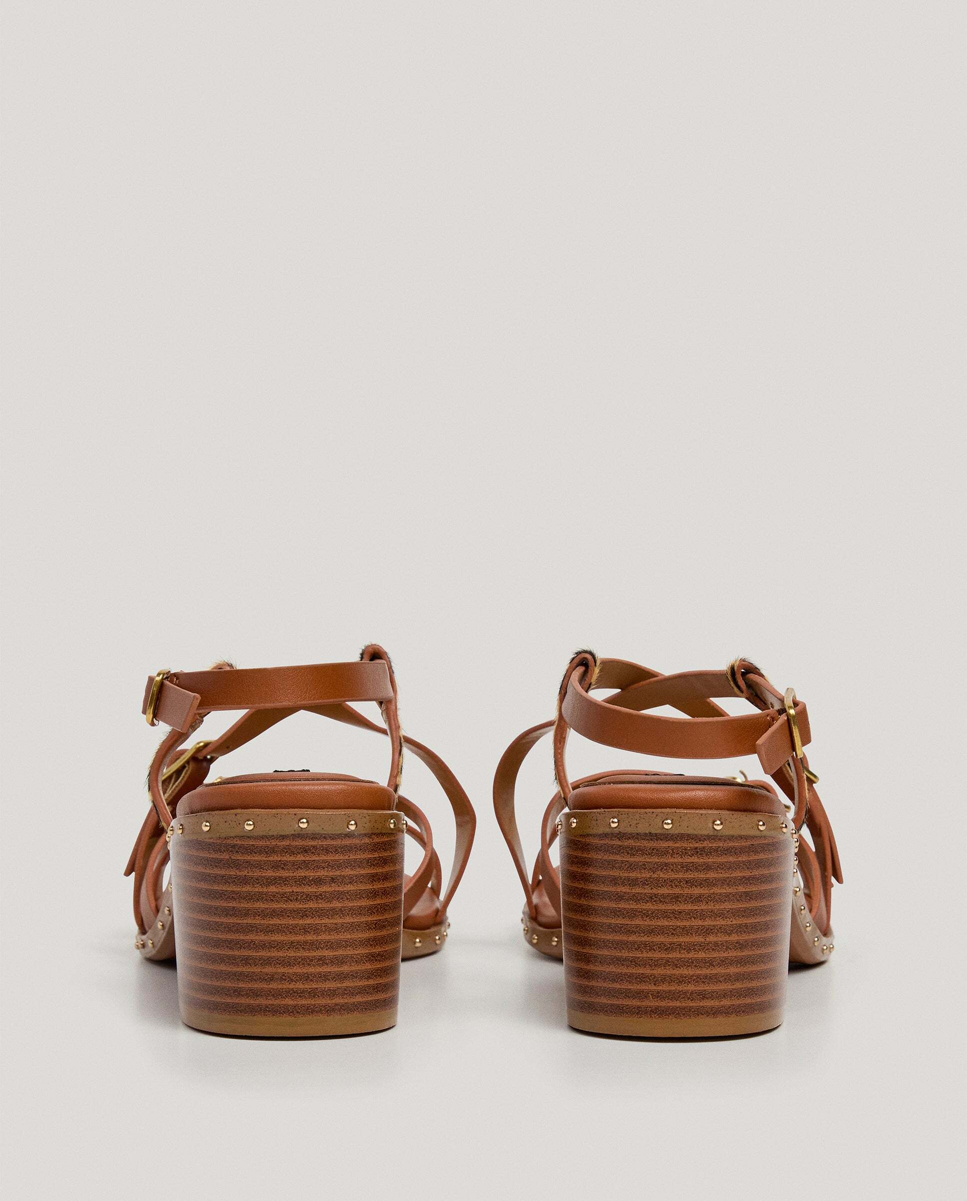 Sandalias de mujer detalles animal print - Pepe Jeans - Marrón Marrón-4