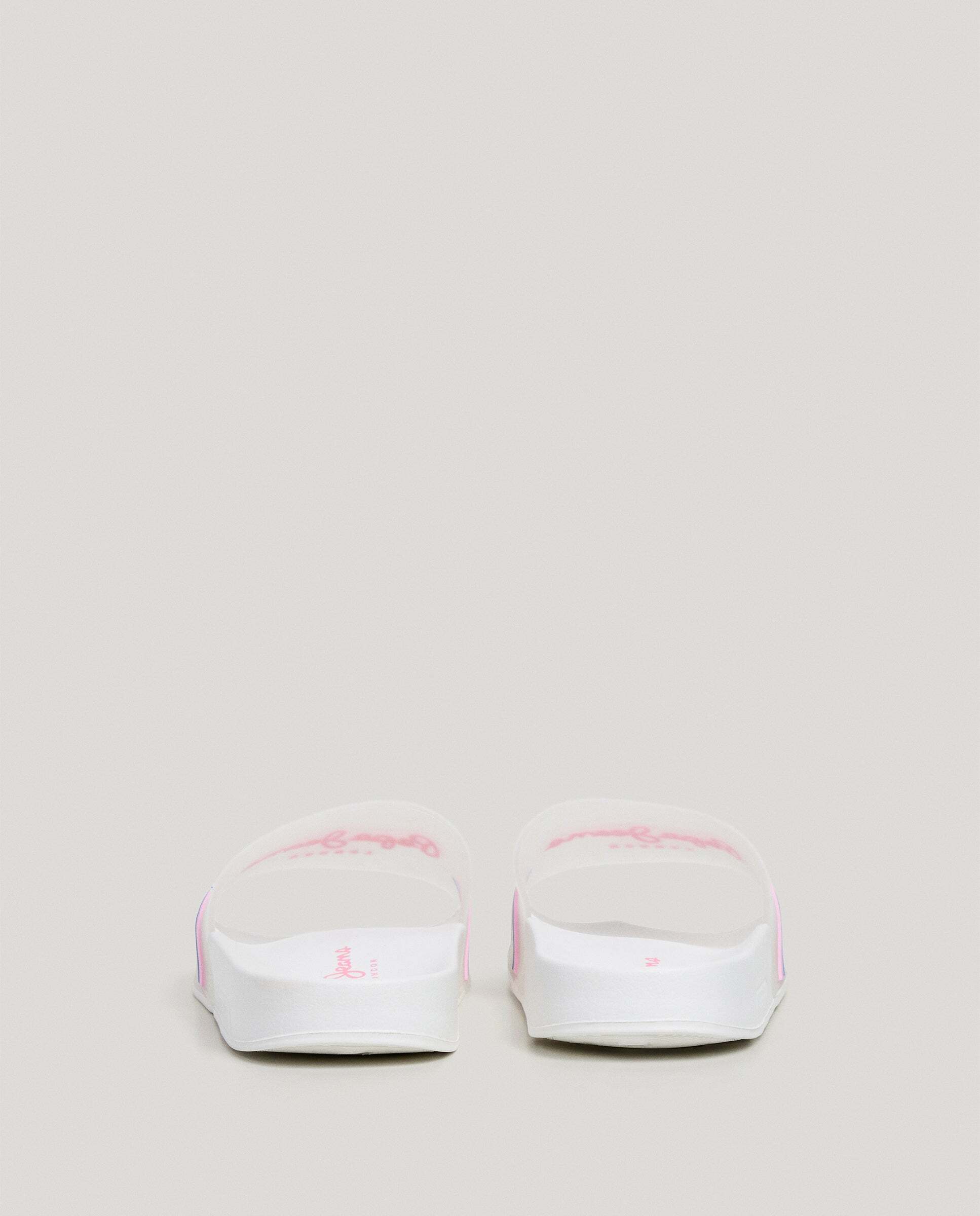 Chanclas pala de niña slider con detalles glitter - Pepe Jeans - Morado Morado-3