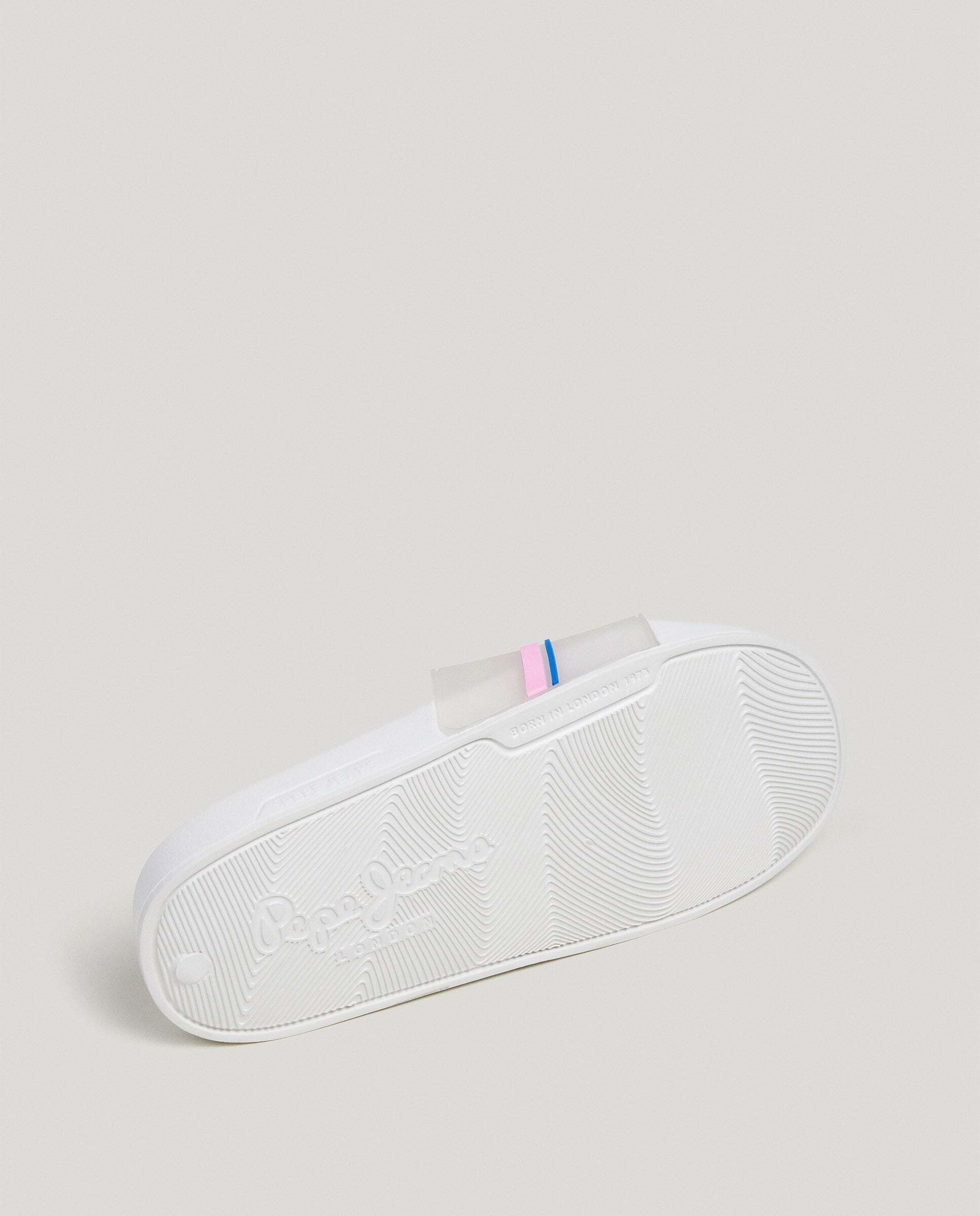 Chanclas pala de niña slider con detalles glitter - Pepe Jeans - Morado Morado-5